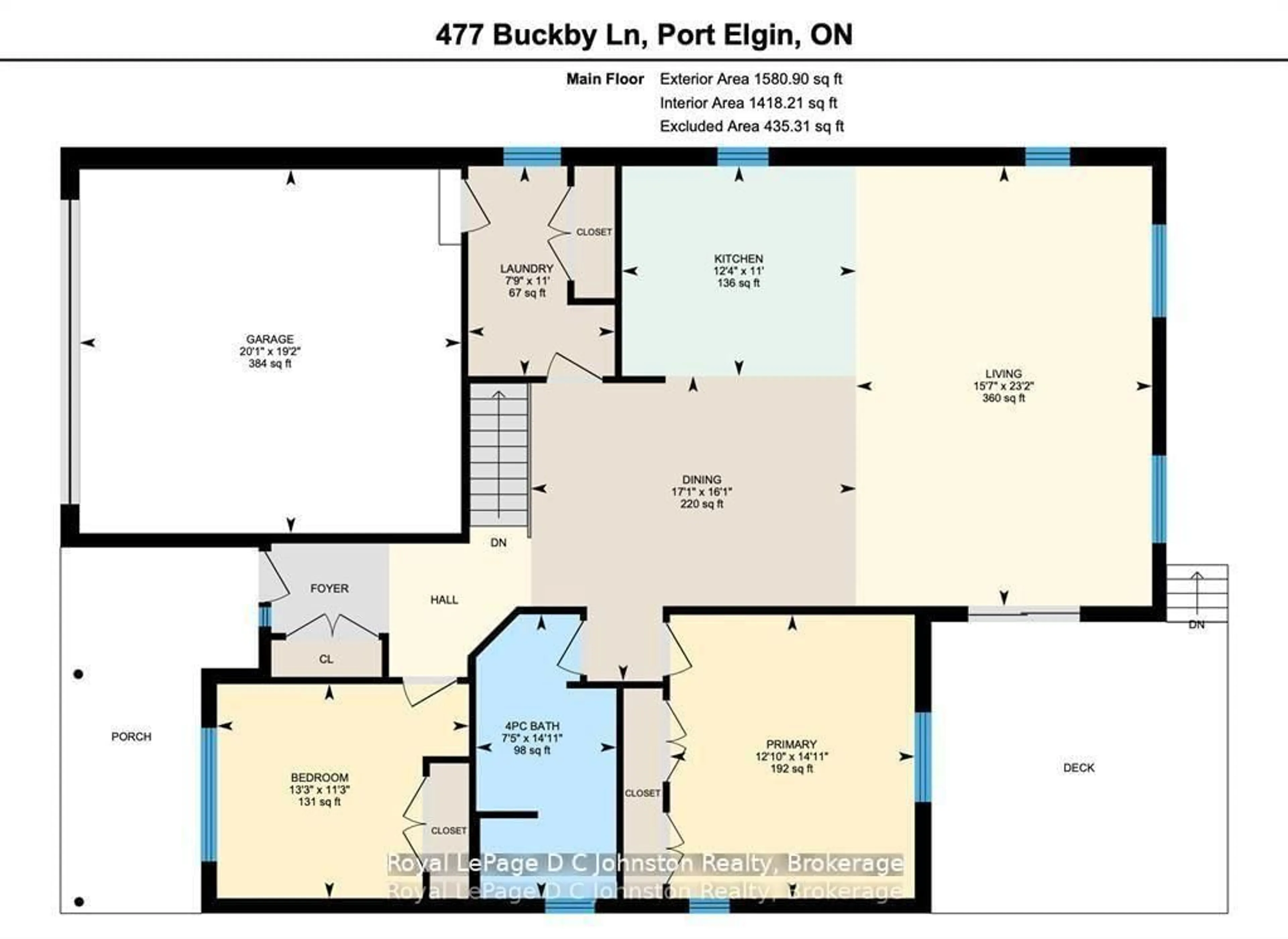 Floor plan for 477 Buckby Lane, Saugeen Shores Ontario N0H 2C1