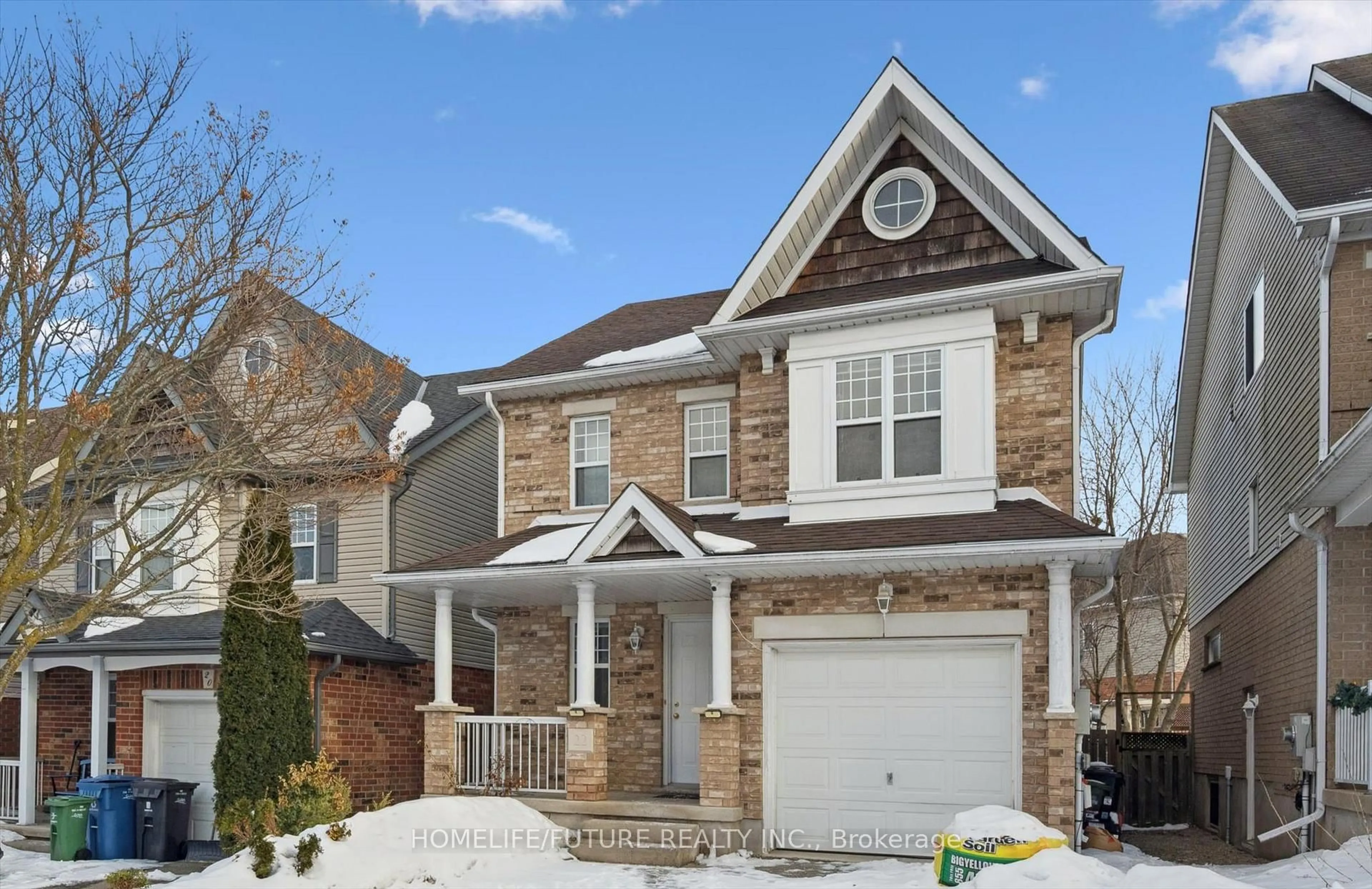 Home with brick exterior material, street for 22 Darnell Rd, Guelph Ontario N1G 5K3