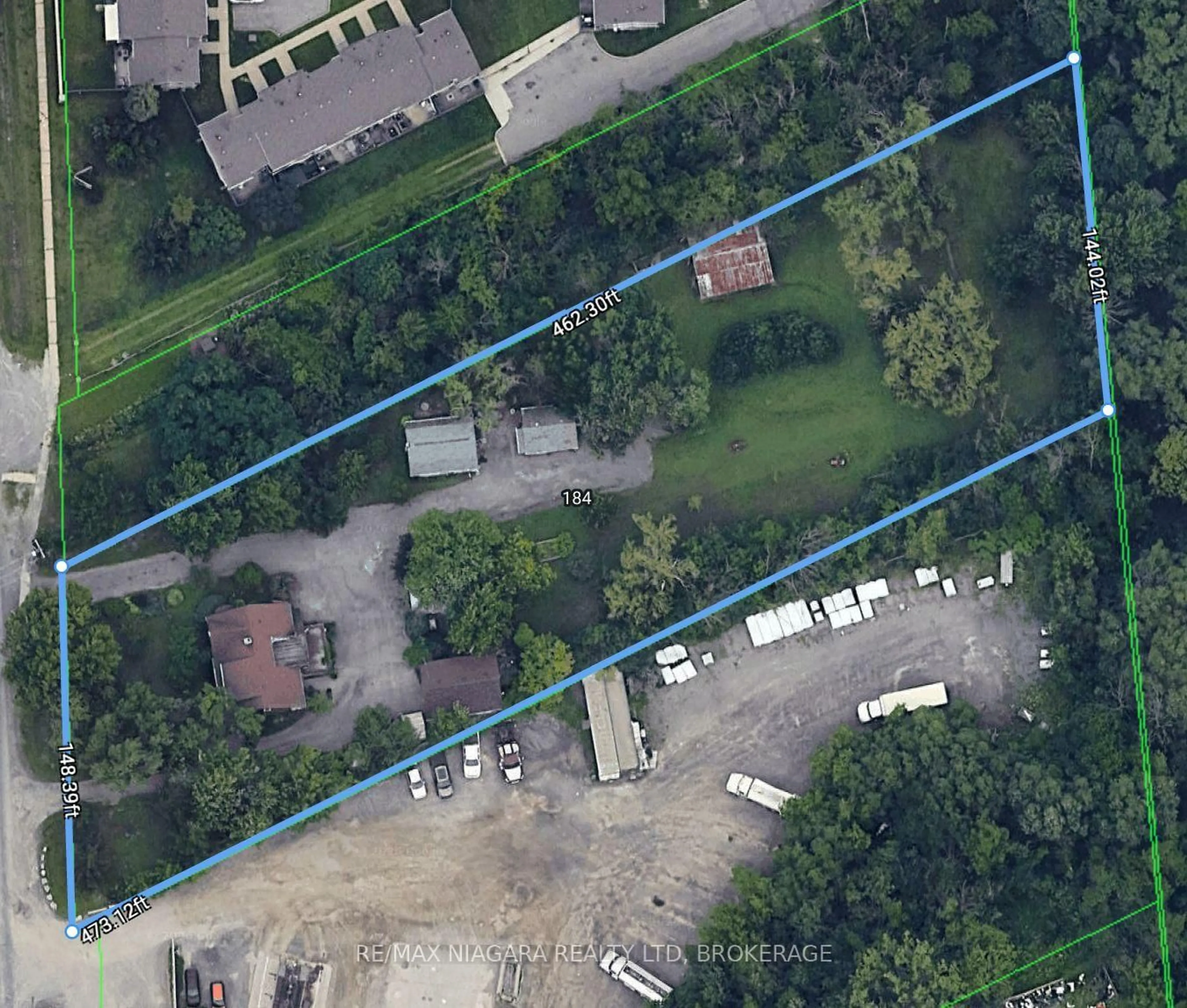 A pic from outside/outdoor area/front of a property/back of a property/a pic from drone, street for 184 Cushman Rd, St. Catharines Ontario L2M 6T6