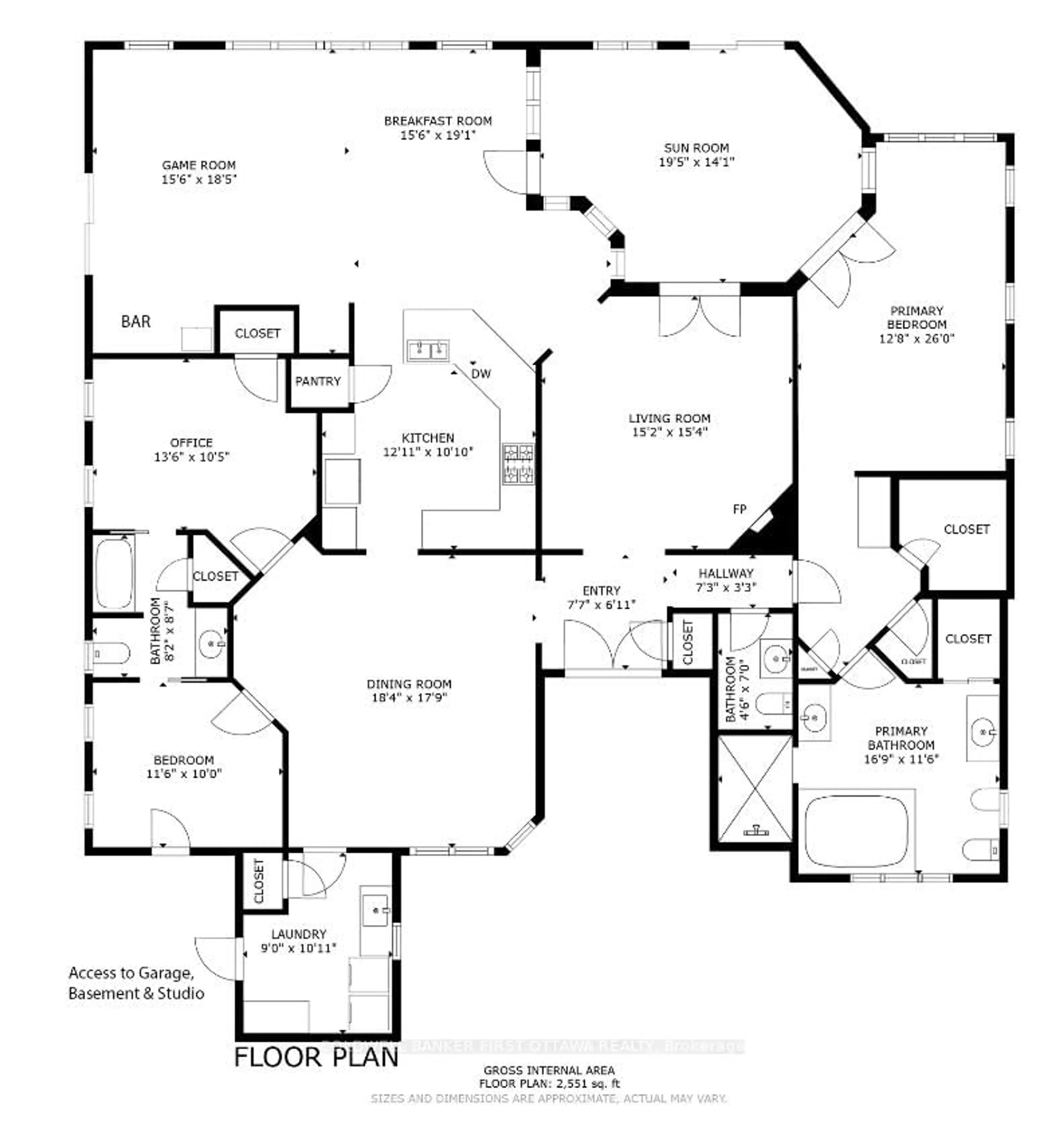 Floor plan for 1111 West Shore Dr, Perth Ontario K7H 0J3