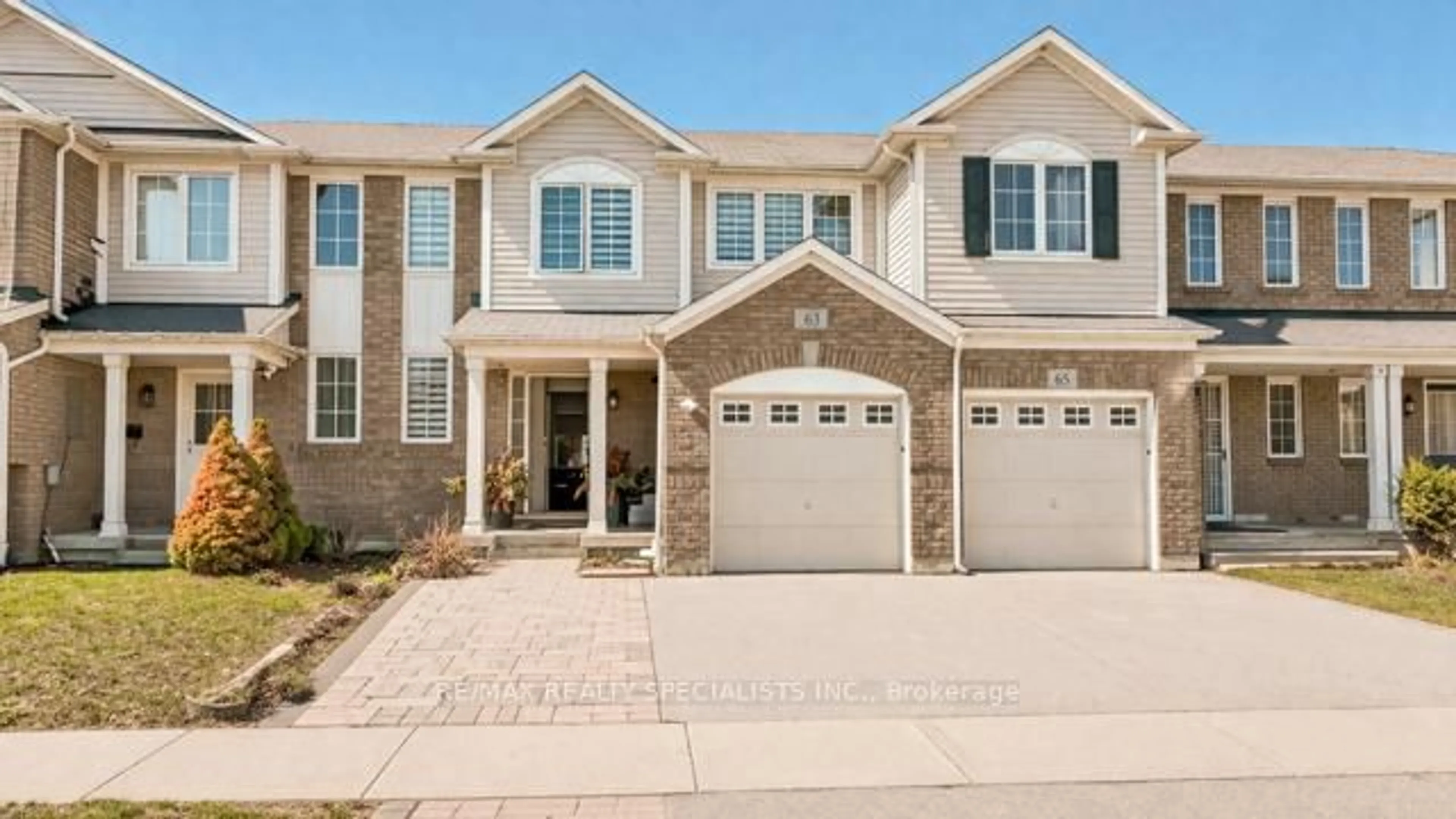 Home with brick exterior material, street for 63 MICHIGAN Ave, Cambridge Ontario N3C 0C8