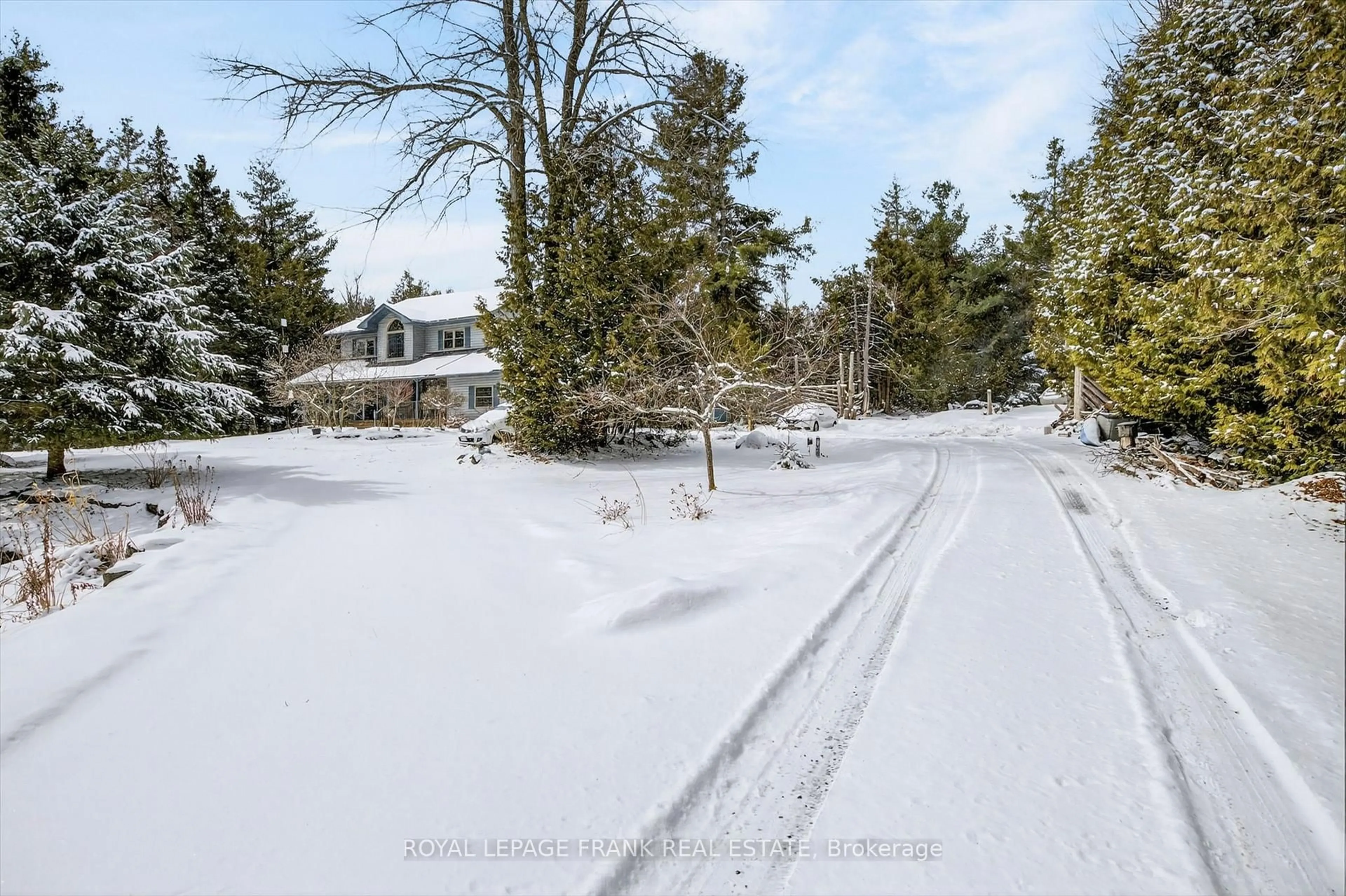 A pic from outside/outdoor area/front of a property/back of a property/a pic from drone, street for 1600 4th Line Rd, Douro-Dummer Ontario K0L 2H0