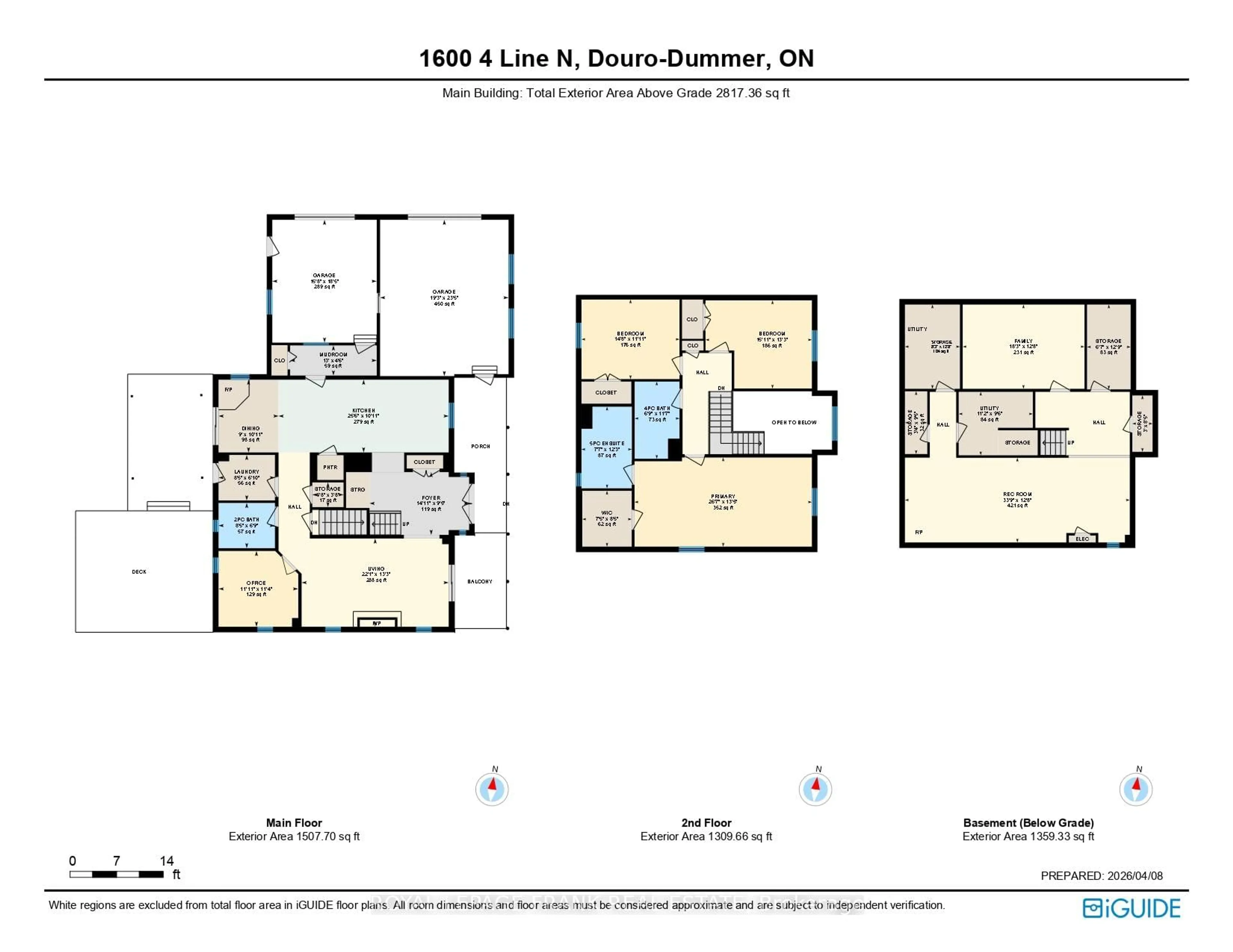 Floor plan for 1600 4th Line Rd, Douro-Dummer Ontario K0L 2H0