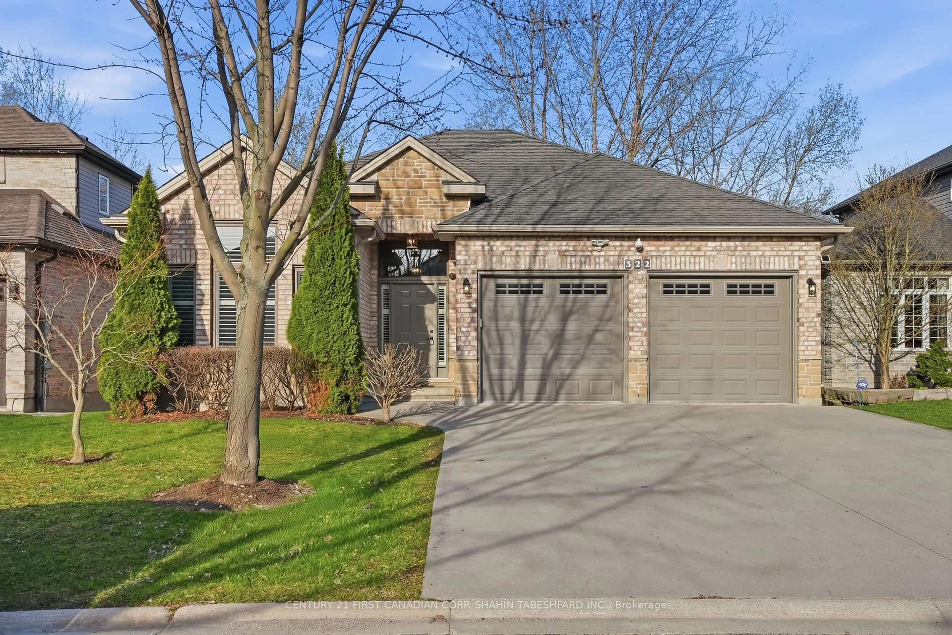 Home with brick exterior material, street for 322 Grasslands Way, London North Ontario N5X 0E2