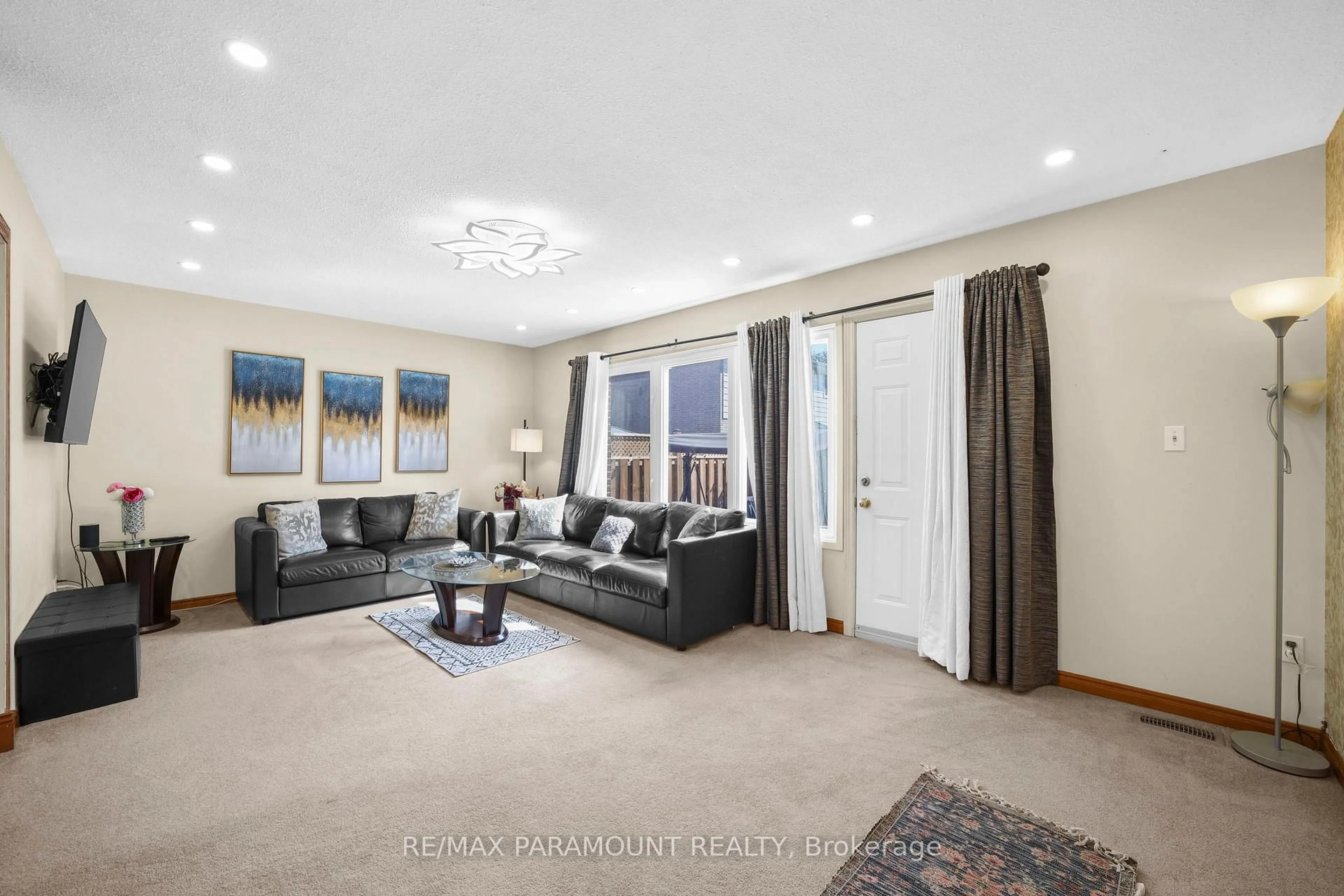 Living room with furniture, unknown for 85 Albright Rd #4, Hamilton Ontario L8K 6H1