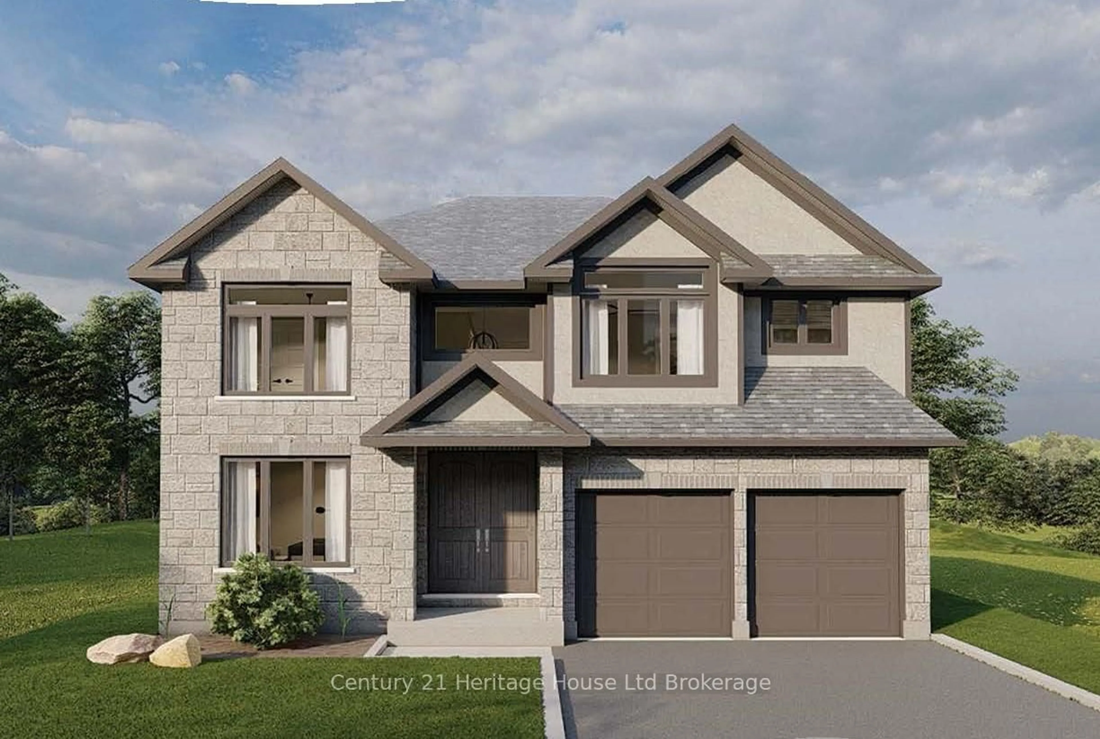Home with brick exterior material, street for Lot 6 (12) Darrow Dr, Tillsonburg Ontario N4G 1C4