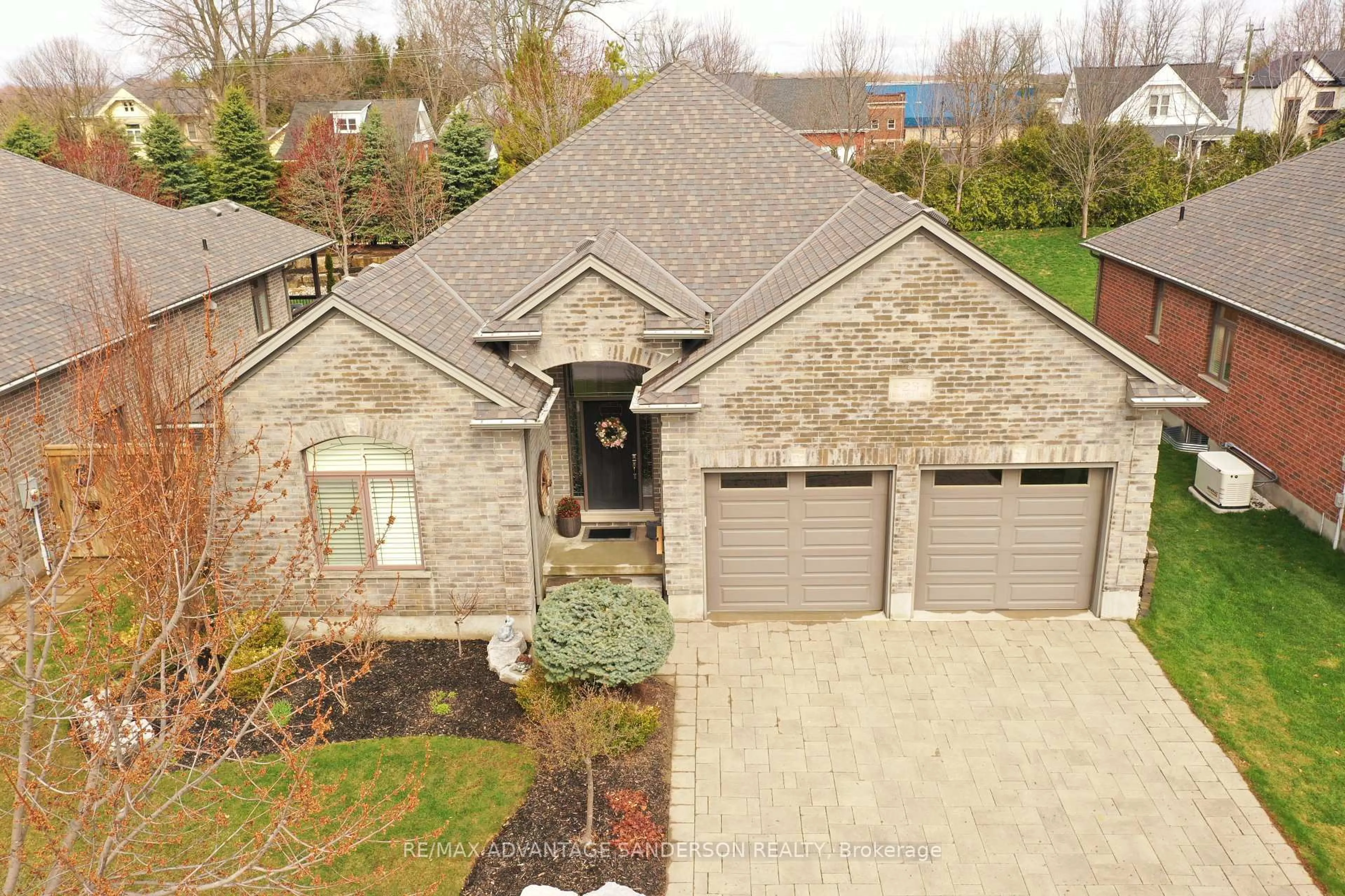 A pic from outside/outdoor area/front of a property/back of a property/a pic from drone, street for 23 Mayapple Cres, Middlesex Centre Ontario N0M 2A0