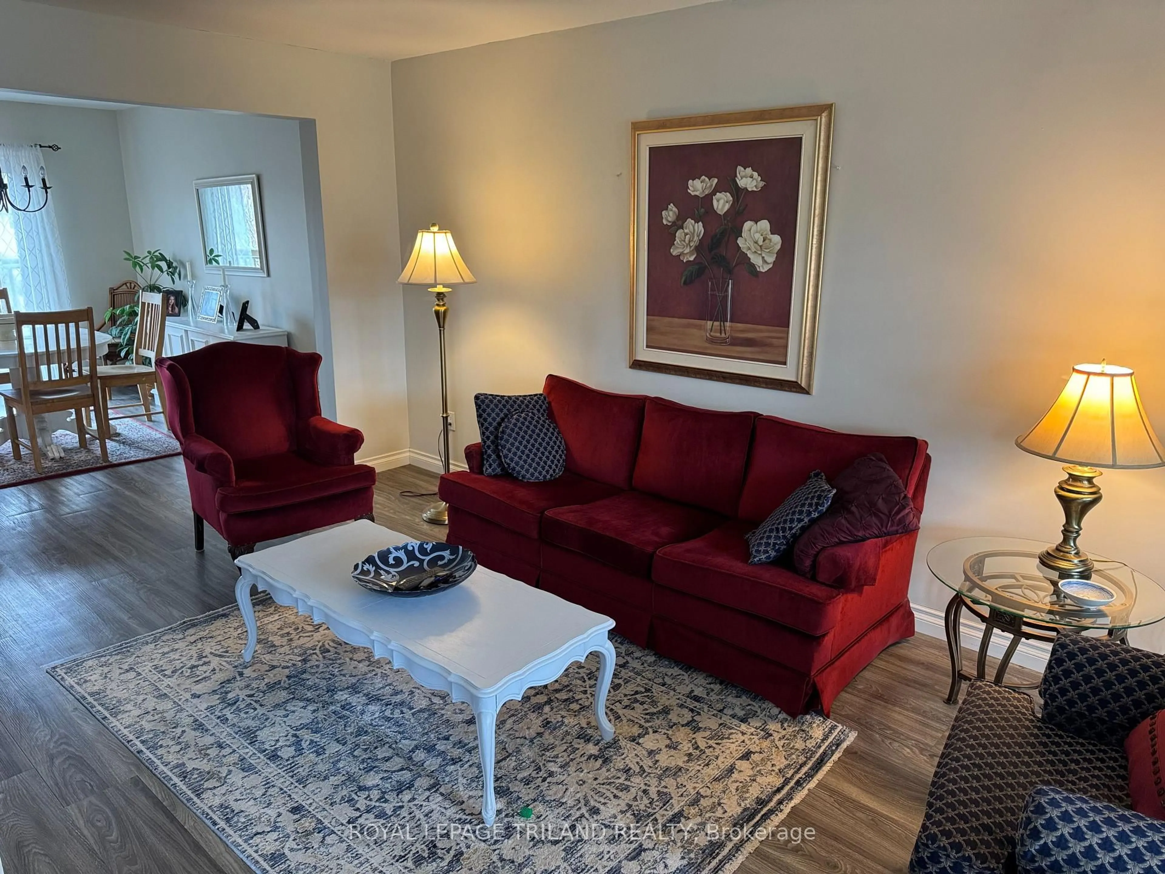 Living room with furniture, unknown for 943 Thistledown Way, London North Ontario N6G 4Z6