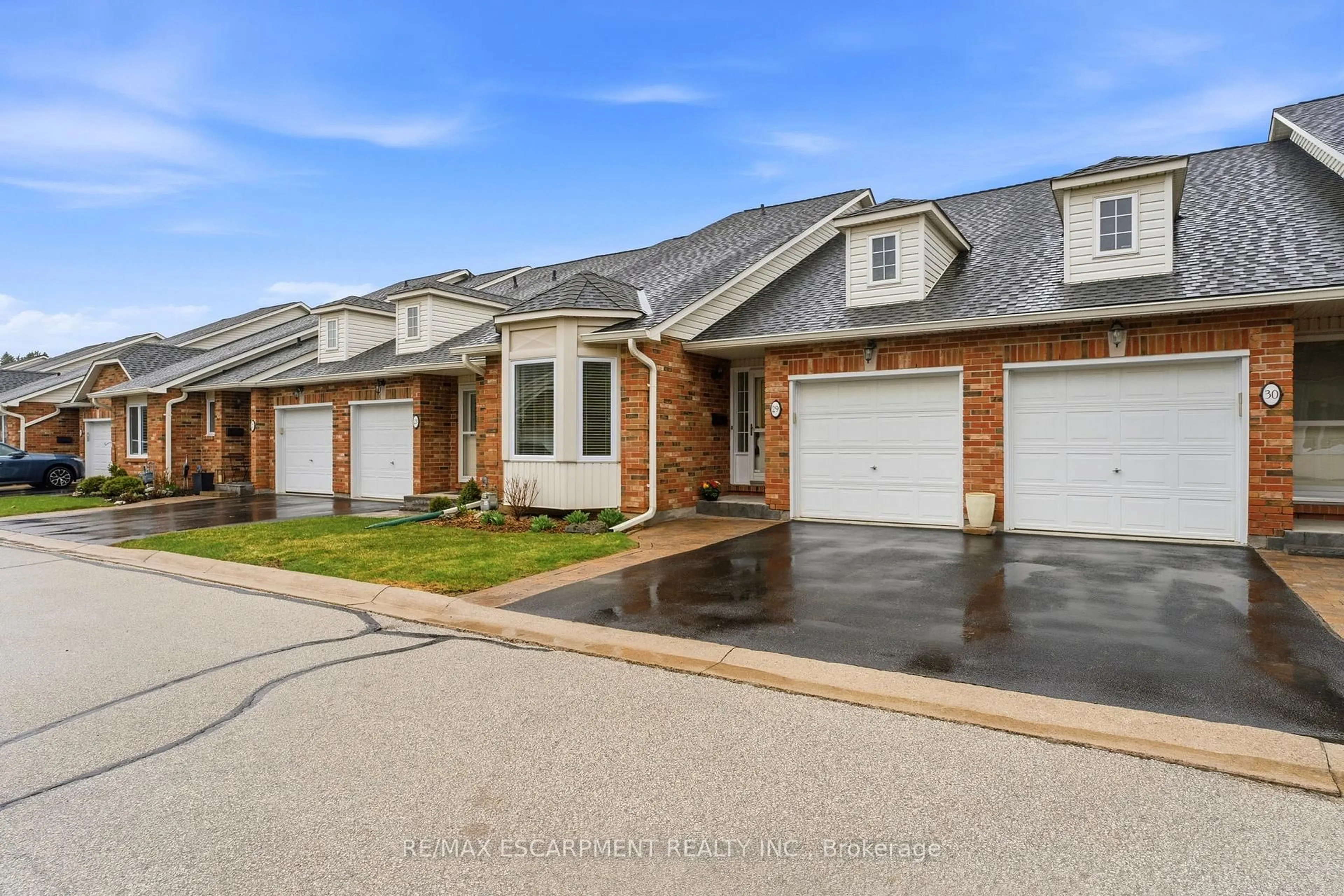 Home with brick exterior material, street for 222 Fellowes Cres #29, Hamilton Ontario L8B 0R1