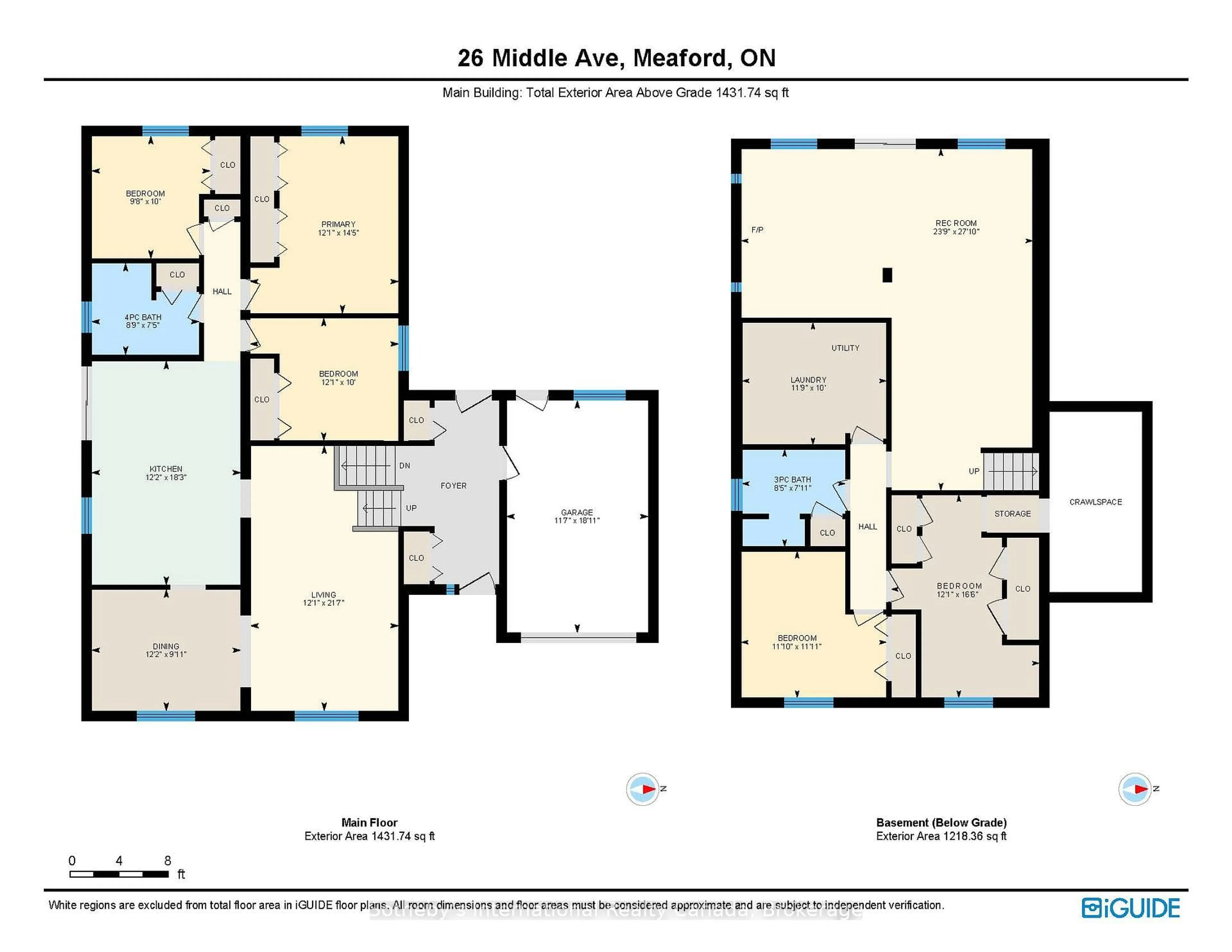 Floor plan for 26 Middle Ave, Meaford Ontario N4L 1A8