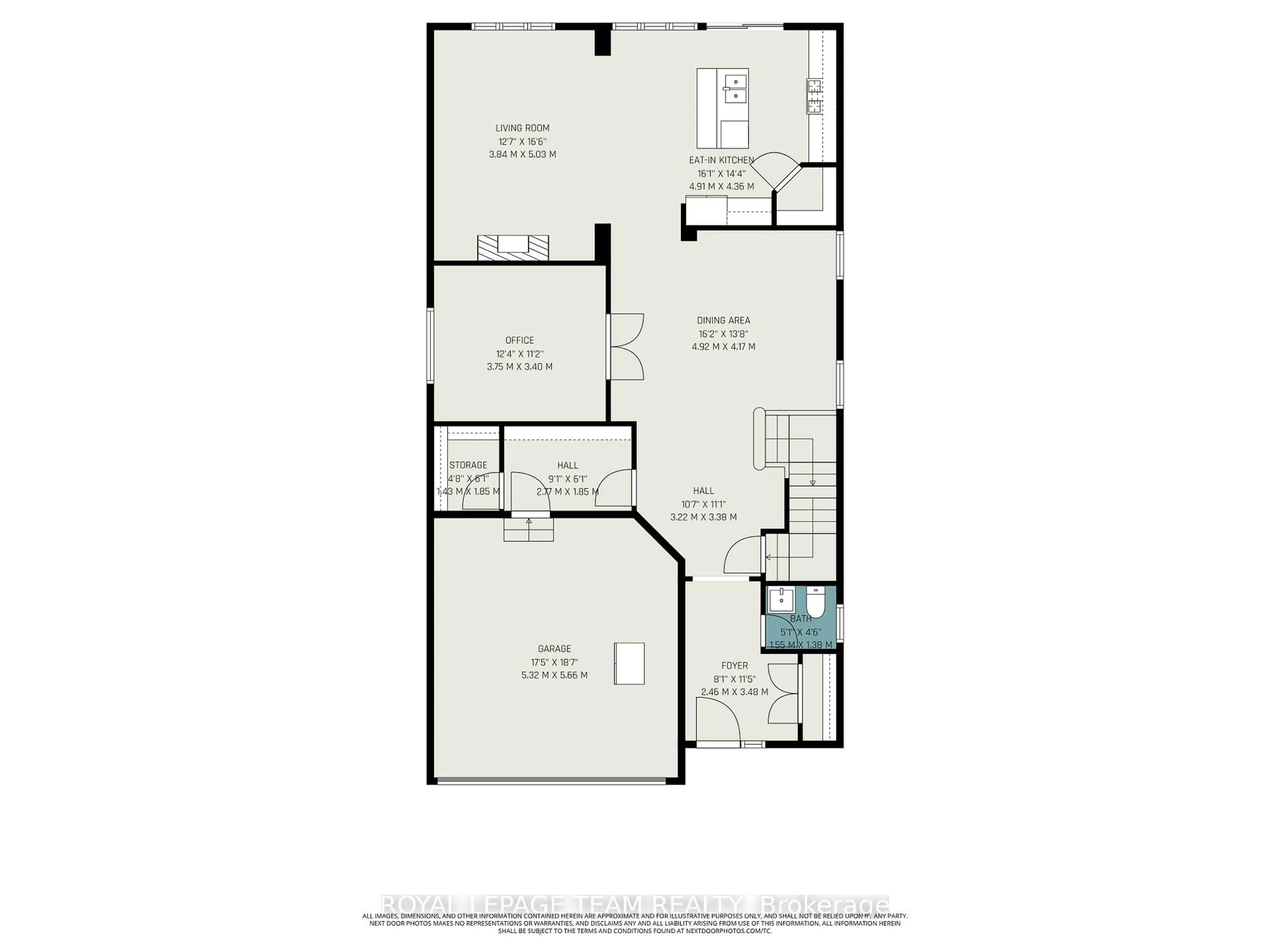 Floor plan for 175 Brambling Way, Ottawa Ontario K2J 5V2