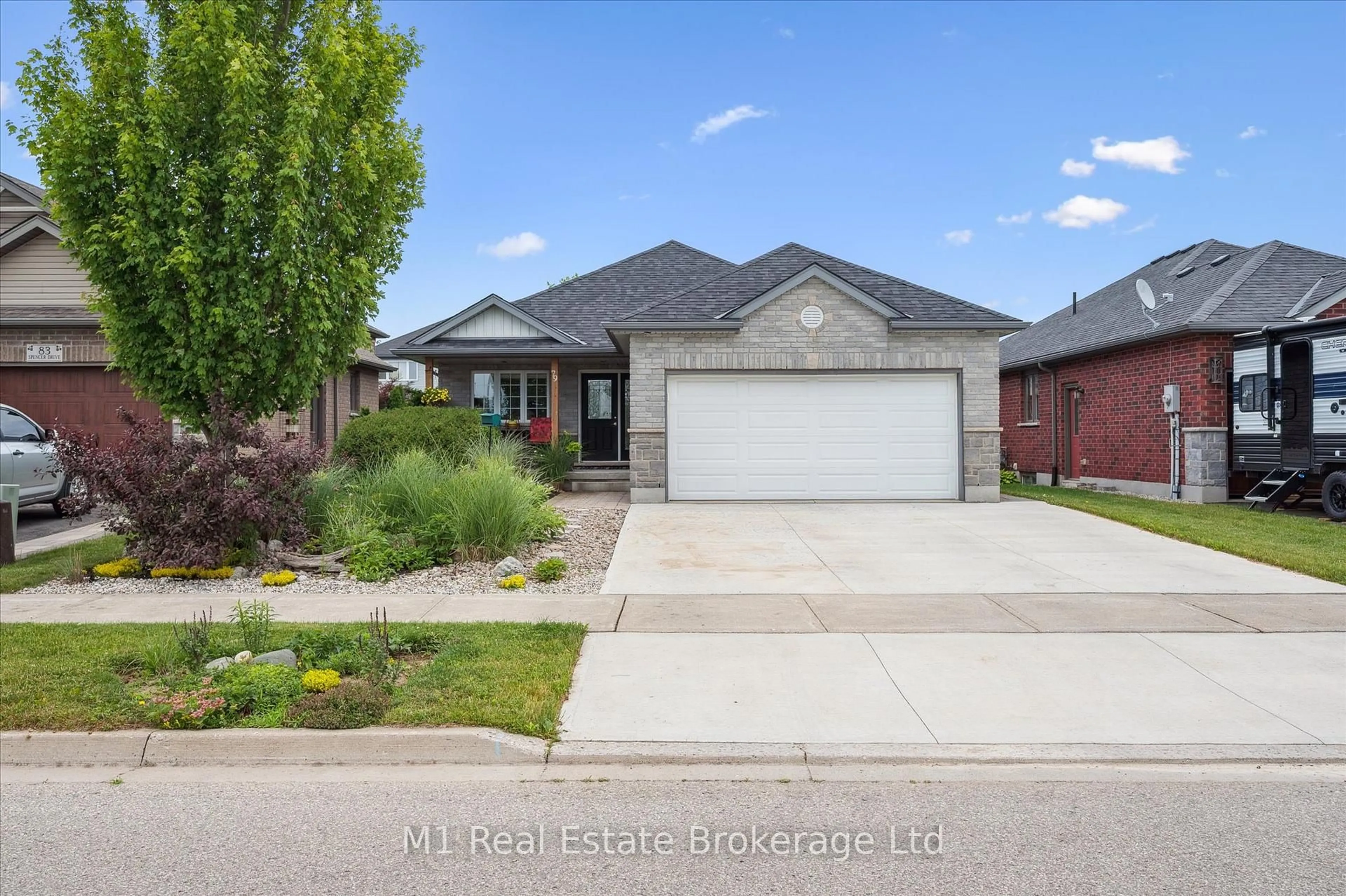 Home with brick exterior material, street for 79 Spencer Dr, Centre Wellington Ontario N0B 1S0