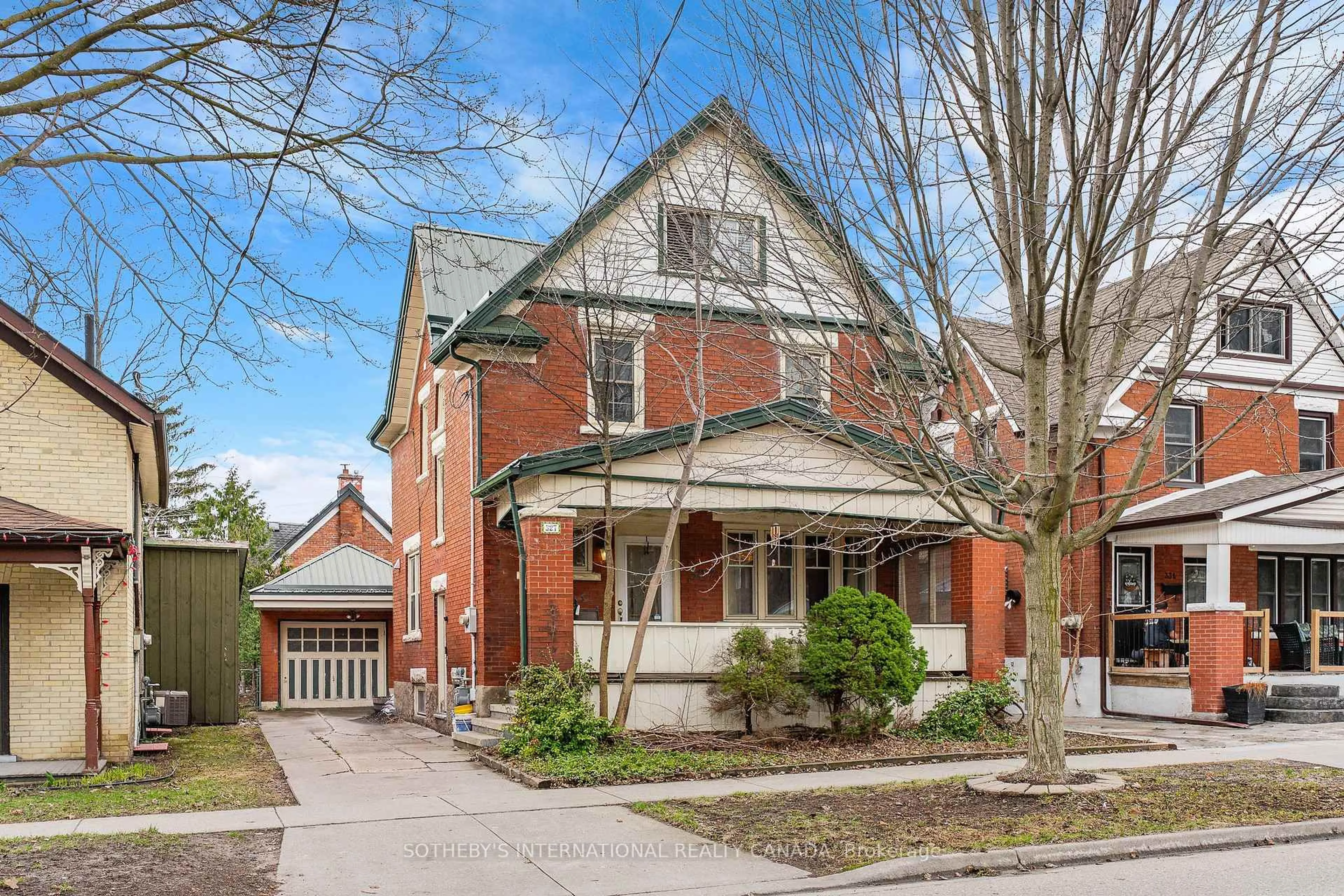 Home with brick exterior material, street for 327 Park St, Kitchener Ontario N2G 1N2