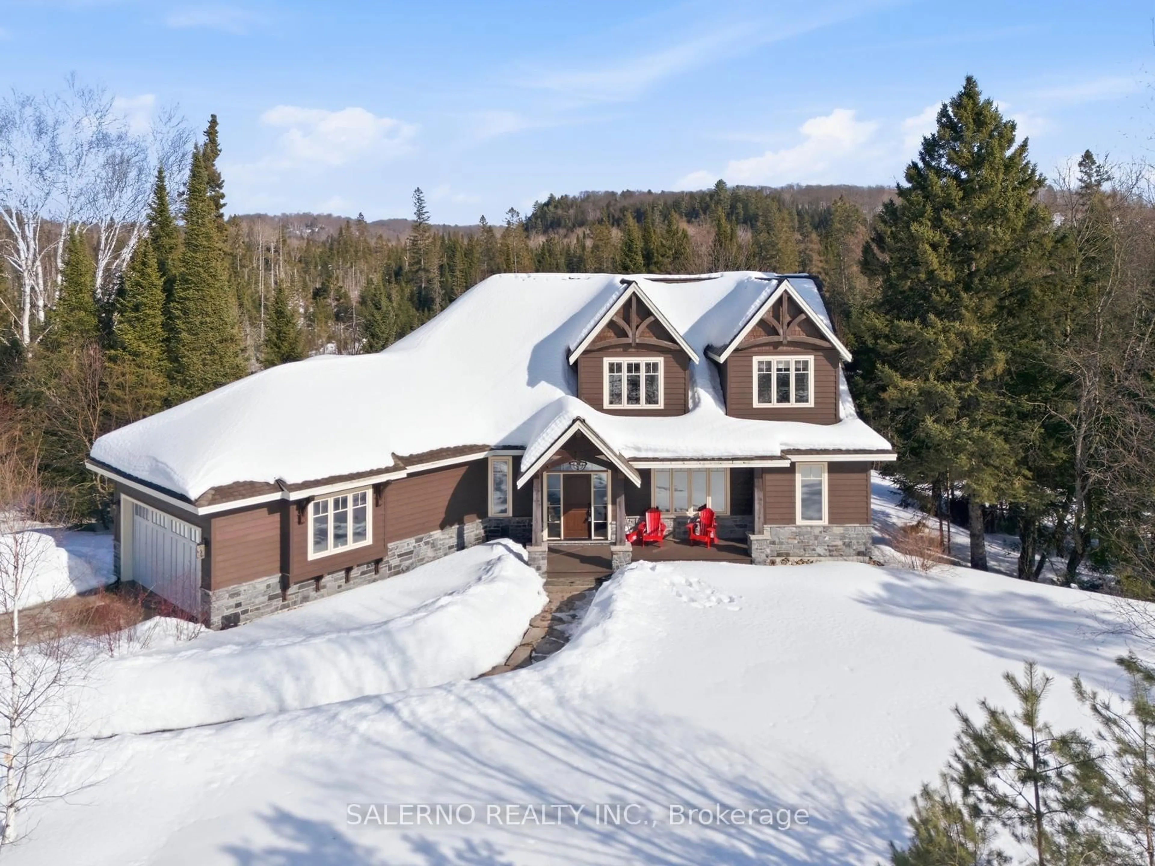 A pic from outside/outdoor area/front of a property/back of a property/a pic from drone, unknown for 1078 Echo Hills Rd #30, Lake of Bays Ontario P1H 2J6