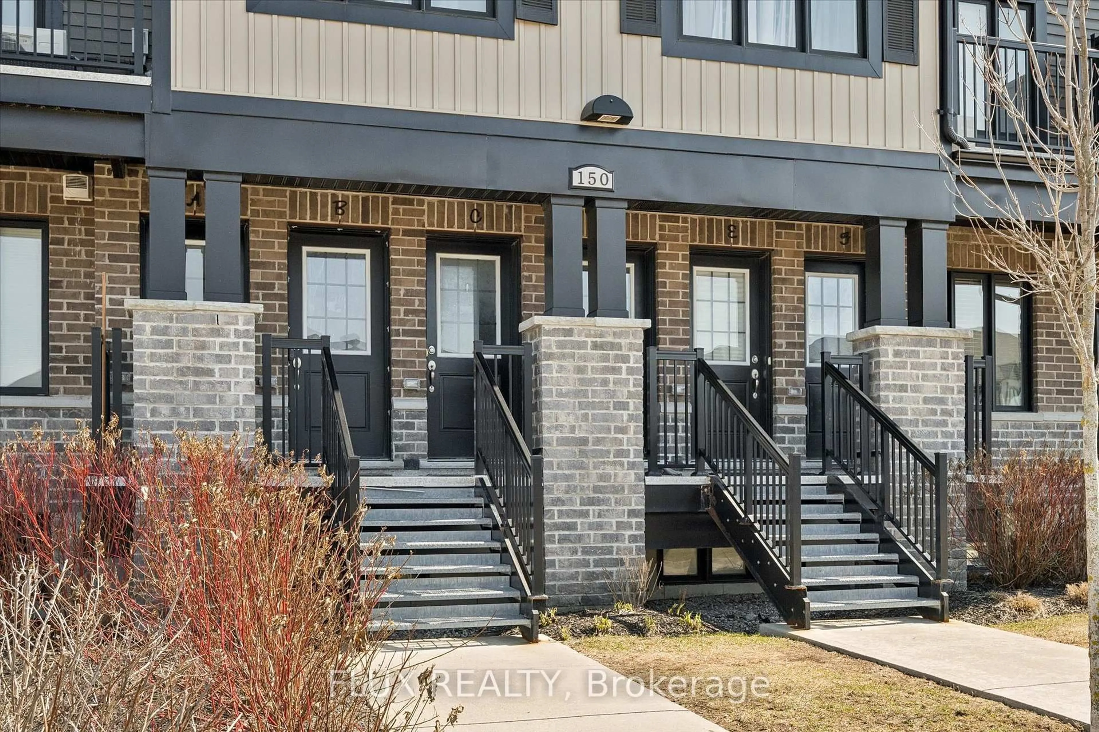 Home with brick exterior material, street for 150 Rochefort St #F, Waterloo Ontario N2R 0R5