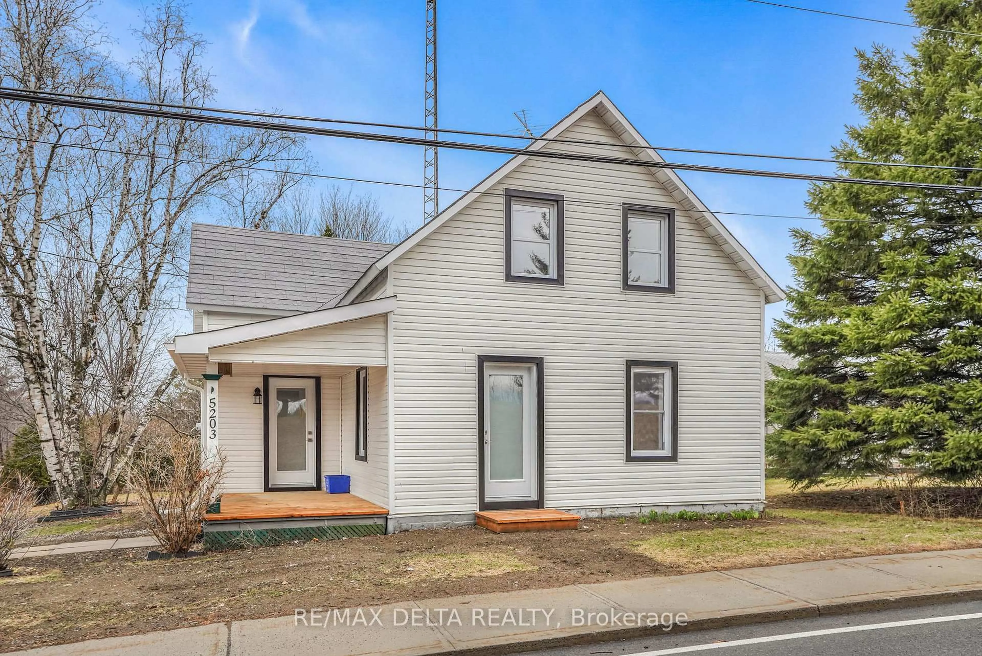 Home with vinyl exterior material, street for 5203 County Road 10 Rd, The Nation Ontario K0B 1G0