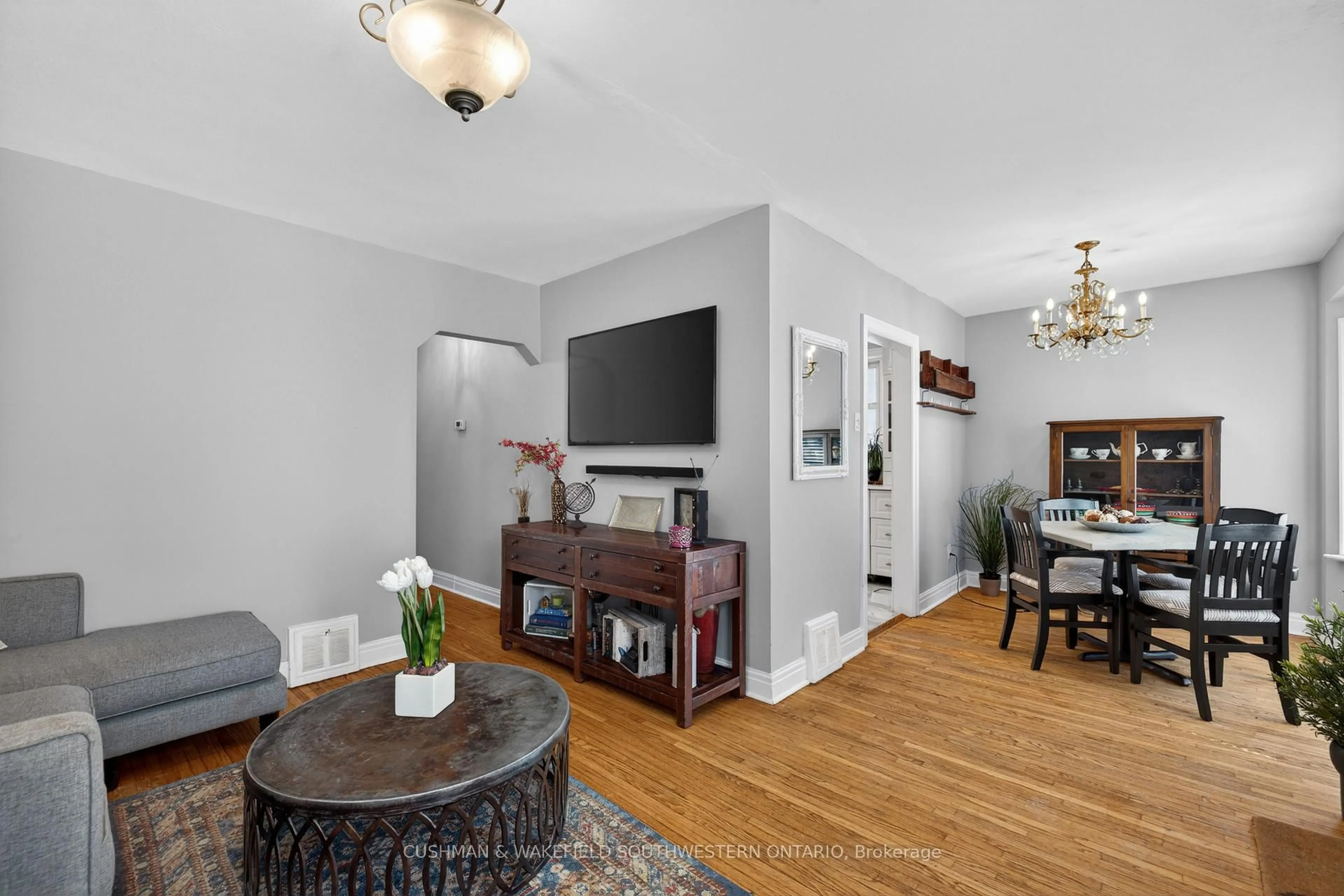 Living room with furniture, unknown for 56 Thomas Janes Dr, London South Ontario N6C 2G9