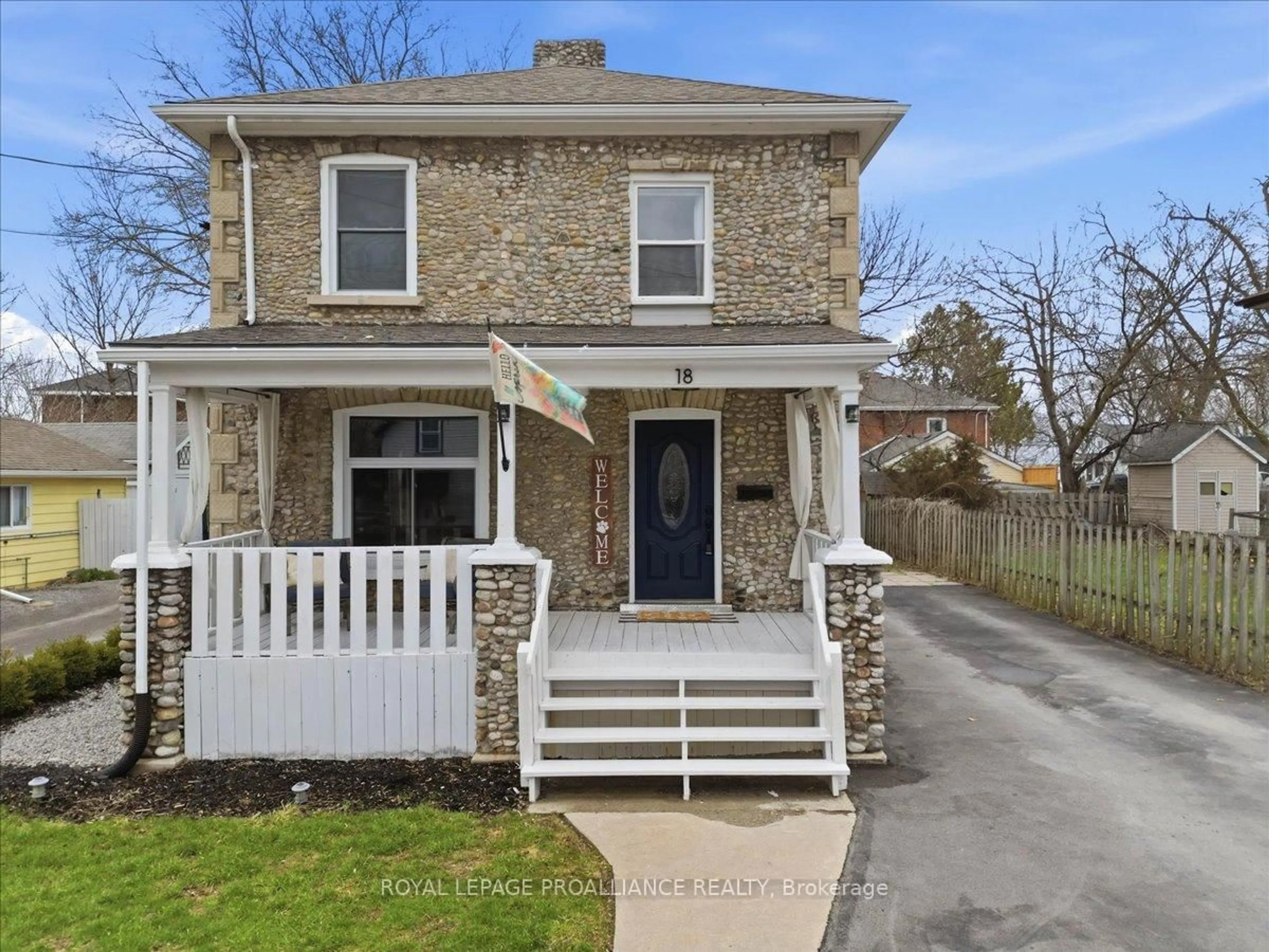 Home with brick exterior material, street for 18 Brassey St, Belleville Ontario K8N 2R3