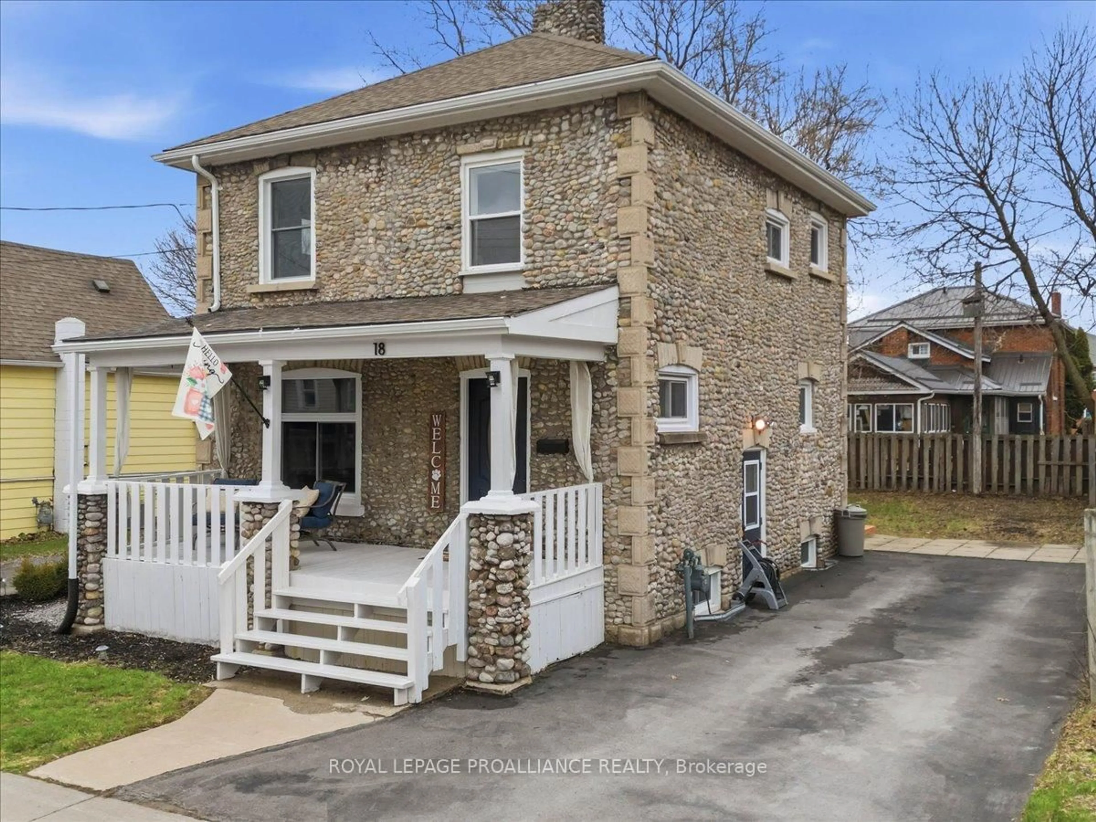 Home with brick exterior material, street for 18 Brassey St, Belleville Ontario K8N 2R3