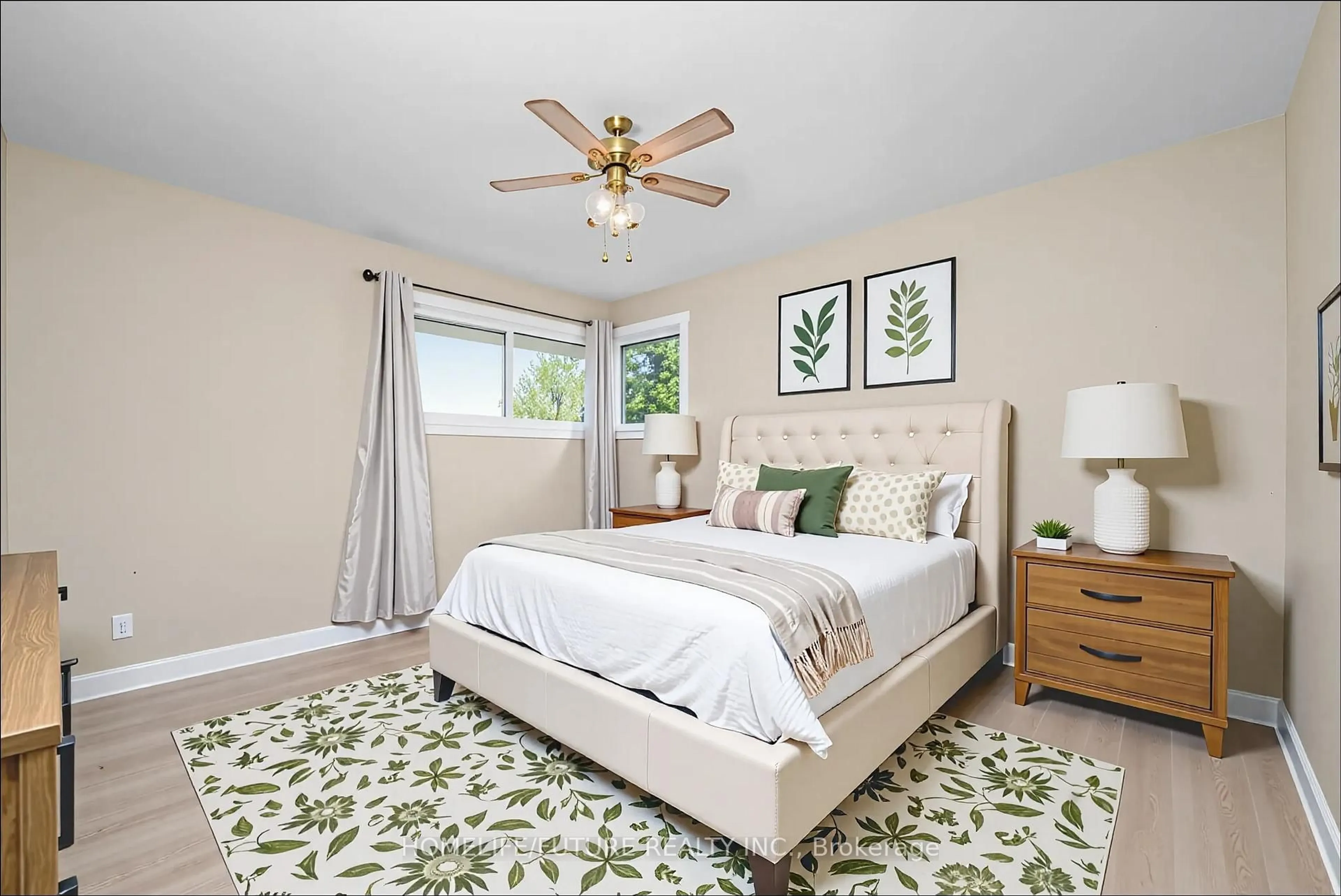 Bedroom with bed, carpet floor for 4045 Hwy 35, Kawartha Lakes Ontario K0M 1G0