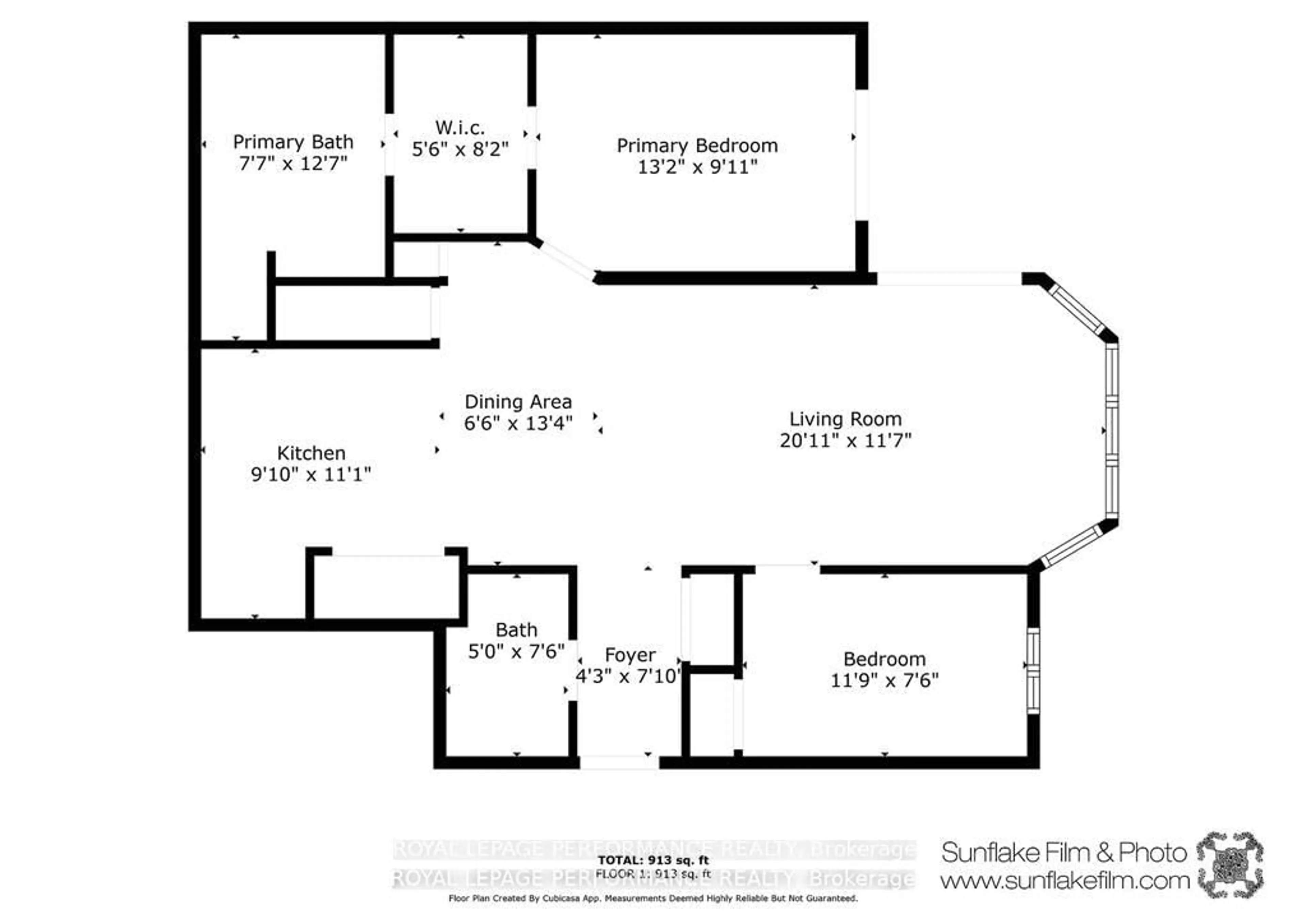 Floor plan for 1921 St Joseph Blvd #203, Ottawa Ontario K1C 0A3