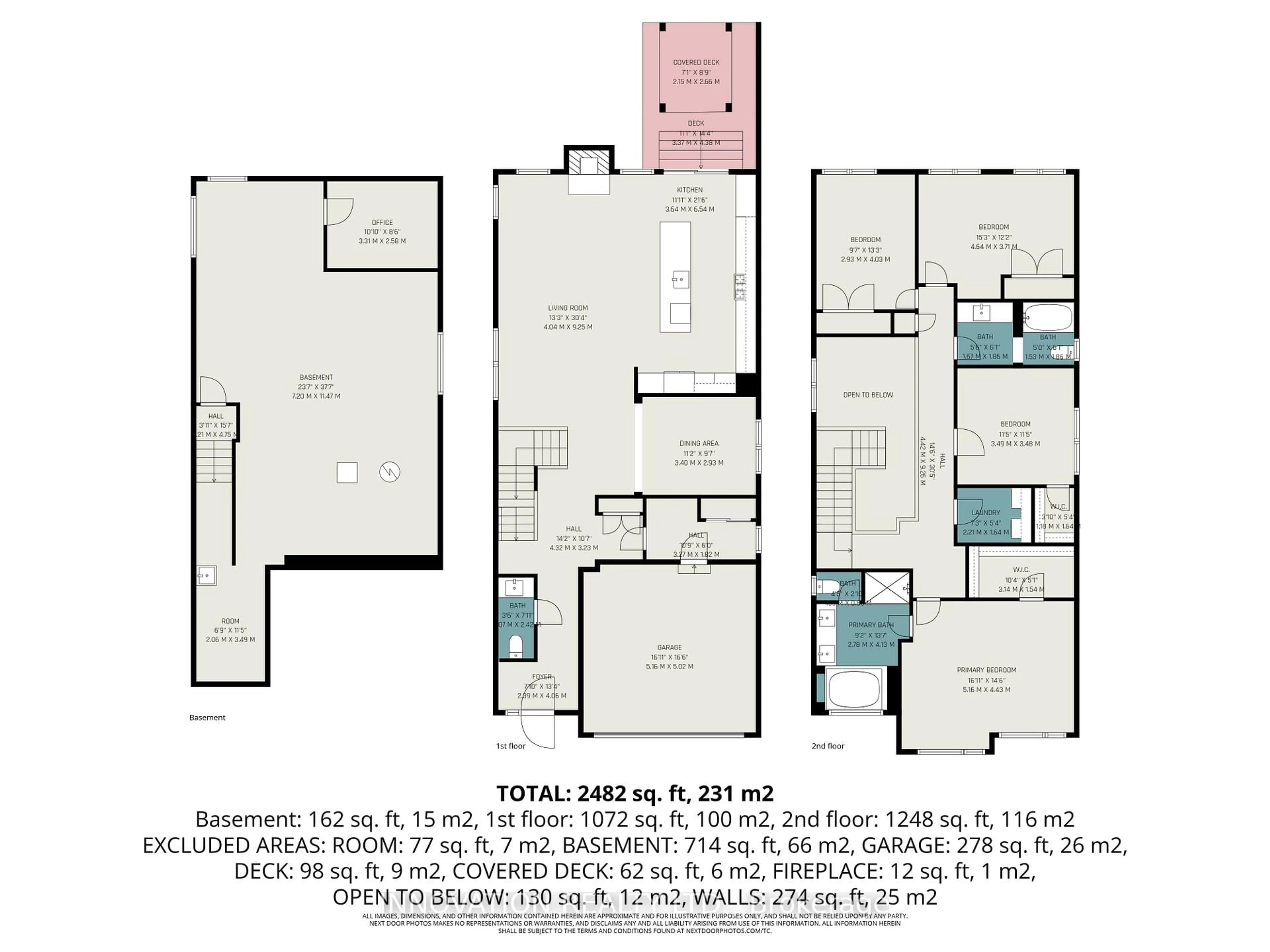 Floor plan for 957 Atrium Rdge, Manotick Ontario K4M 0P3