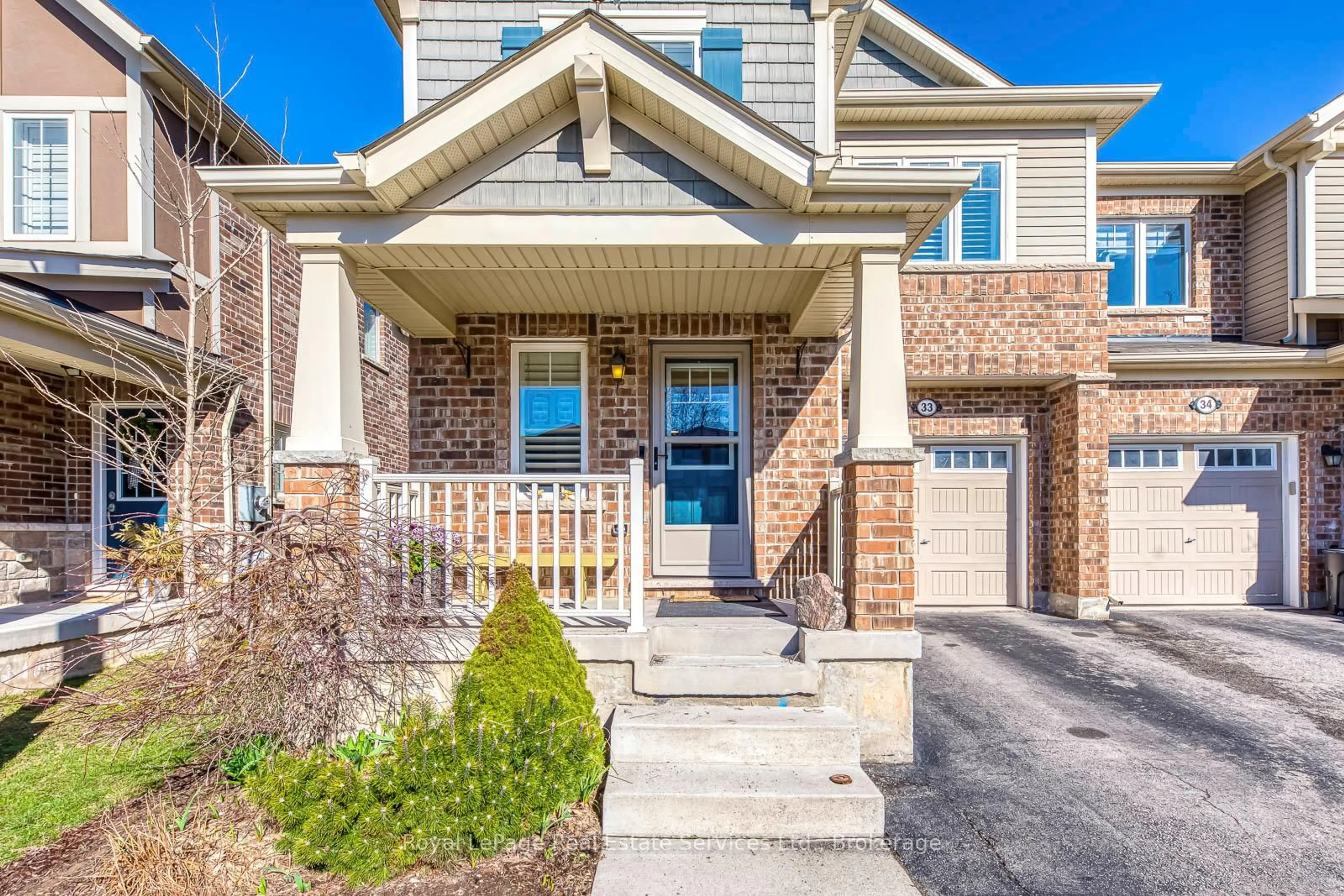 Home with brick exterior material, street for 22 Spring Creek Dr #33, Hamilton Ontario L8B 1V7