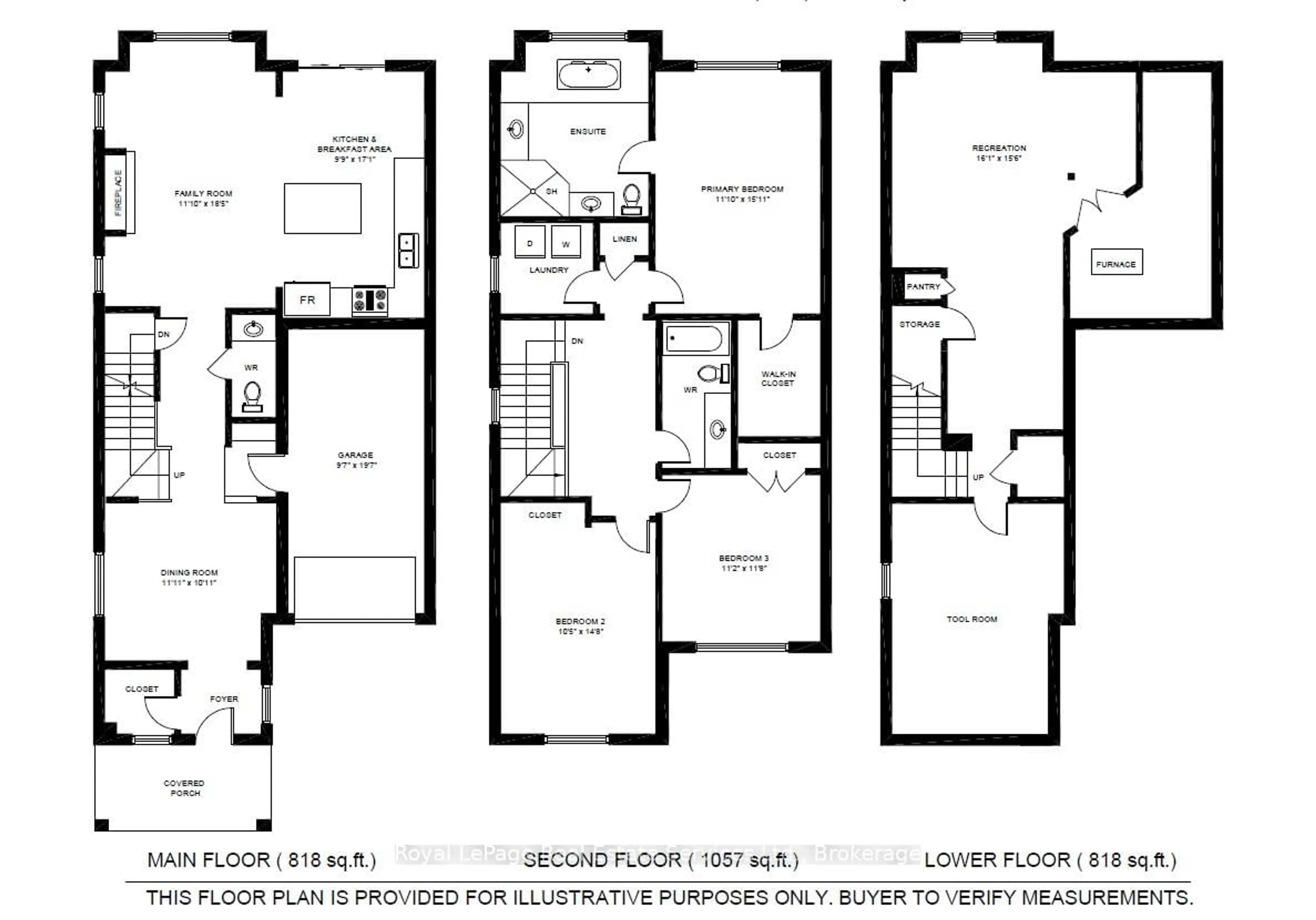 Floor plan for 22 Spring Creek Dr #33, Hamilton Ontario L8B 1V7
