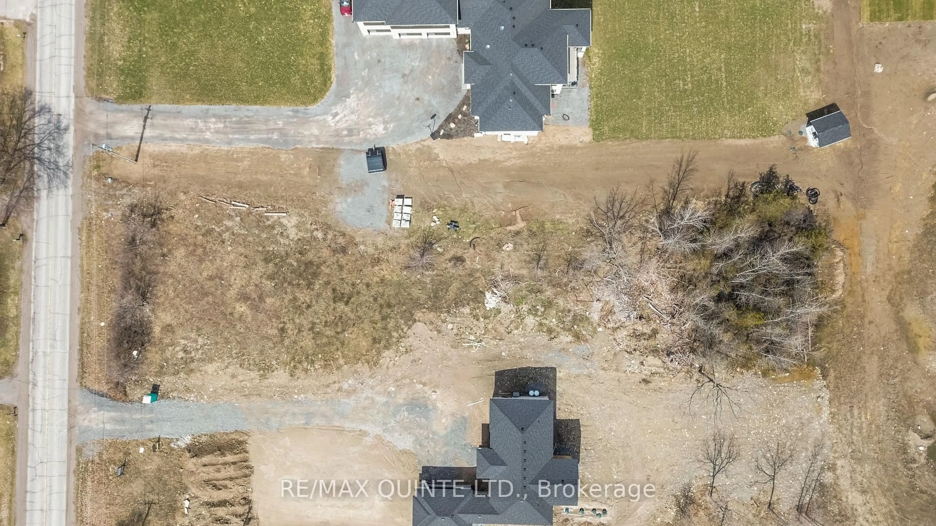 A pic from outside/outdoor area/front of a property/back of a property/a pic from drone, street for 638 County Road 28, Prince Edward County Ontario K0K 1A0
