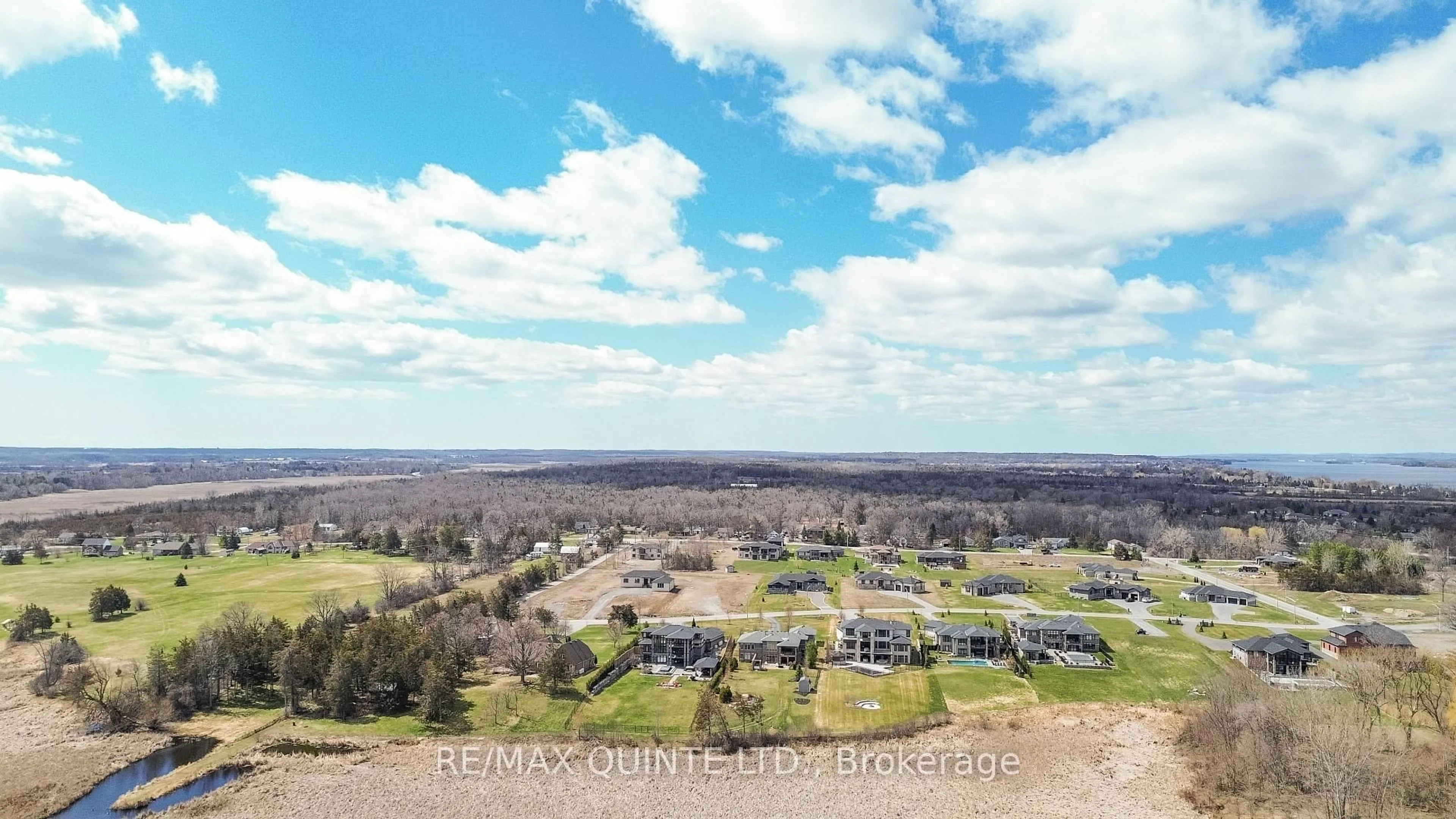 A pic from outside/outdoor area/front of a property/back of a property/a pic from drone, water/lake/river/ocean view for 638 County Road 28, Prince Edward County Ontario K0K 1A0