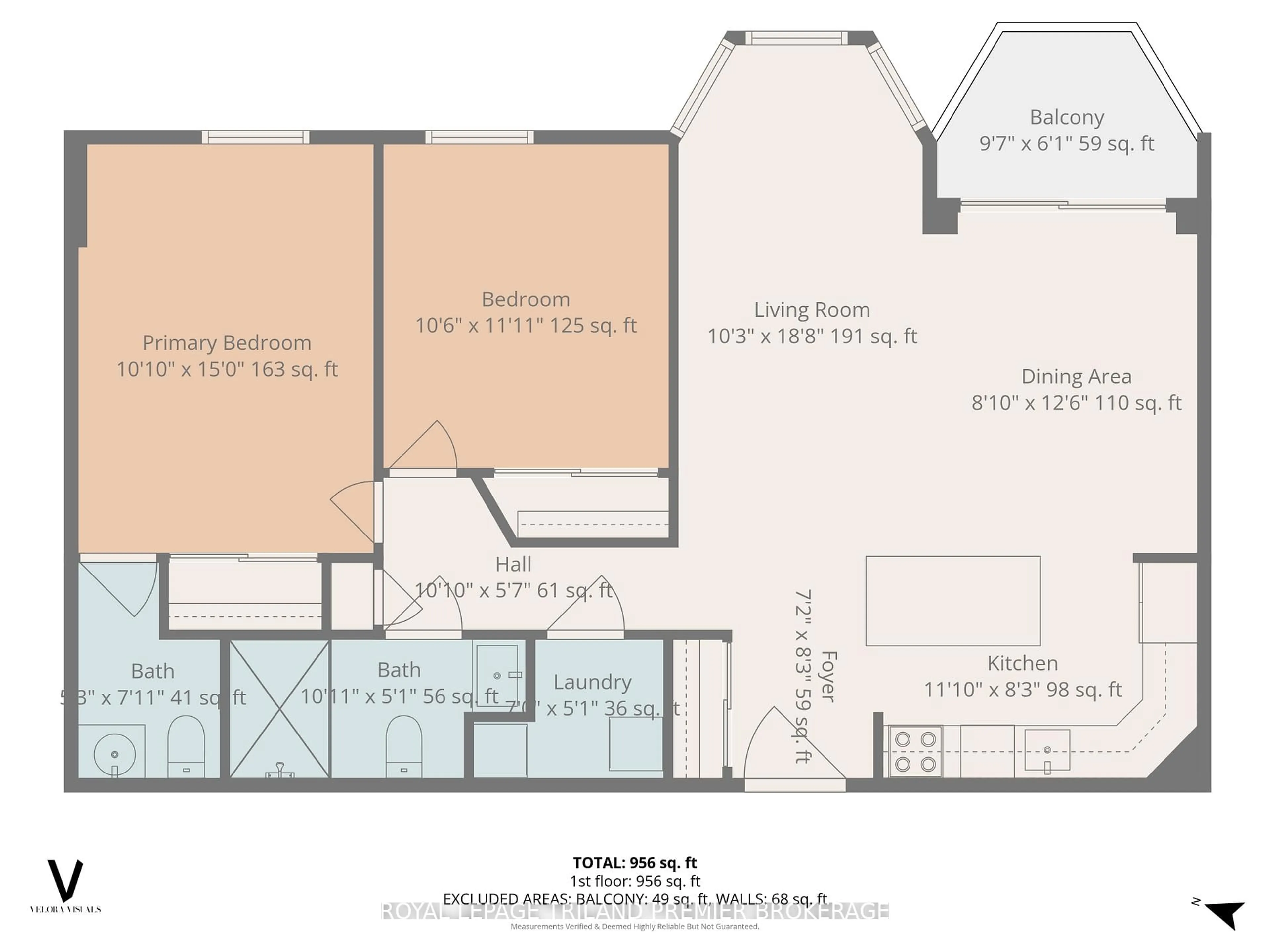 Floor plan for 600 Talbot St #1004, London East Ontario N6A 5L9