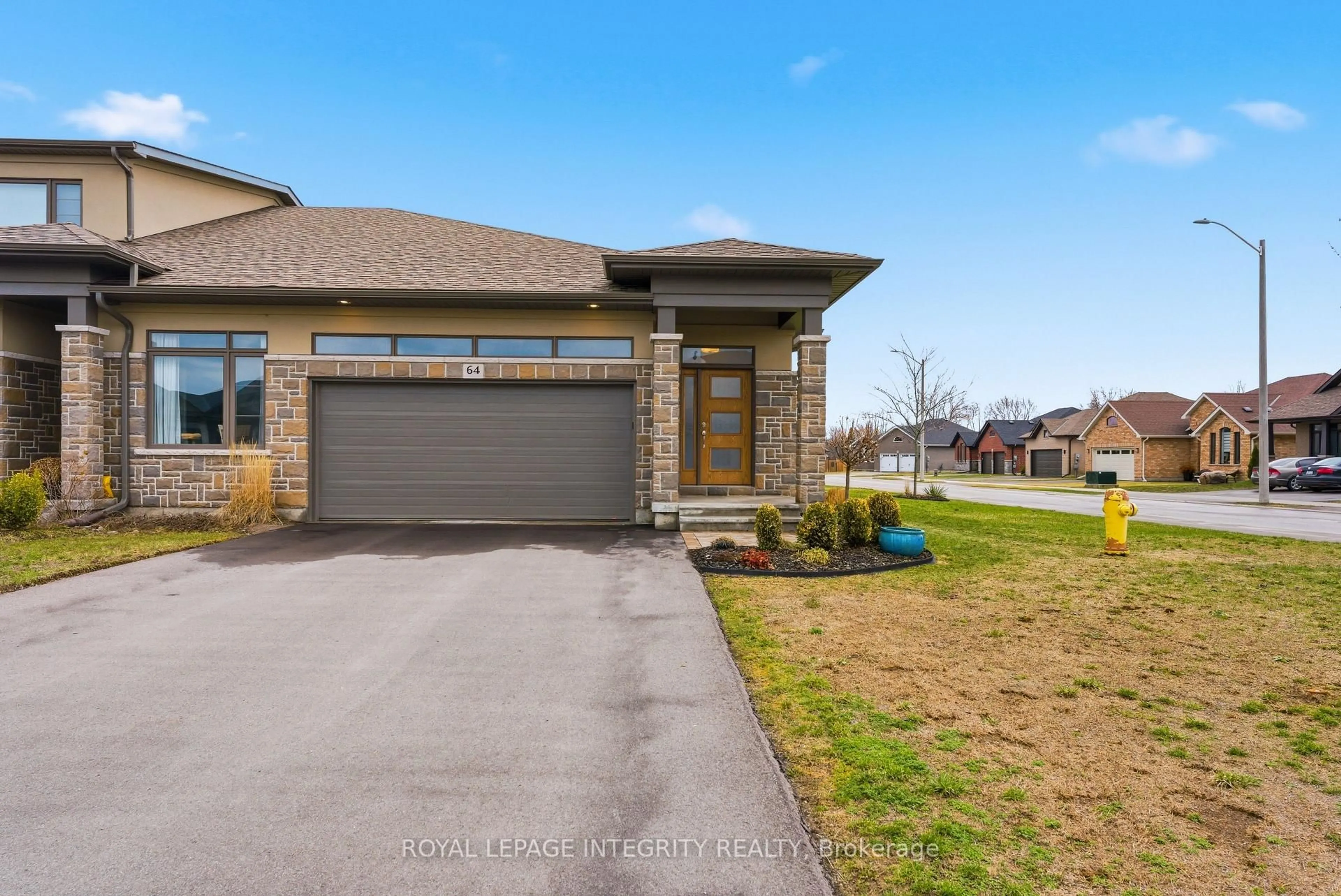 Home with brick exterior material, street for 64 Covington Cres, Belleville Ontario K8N 0L1