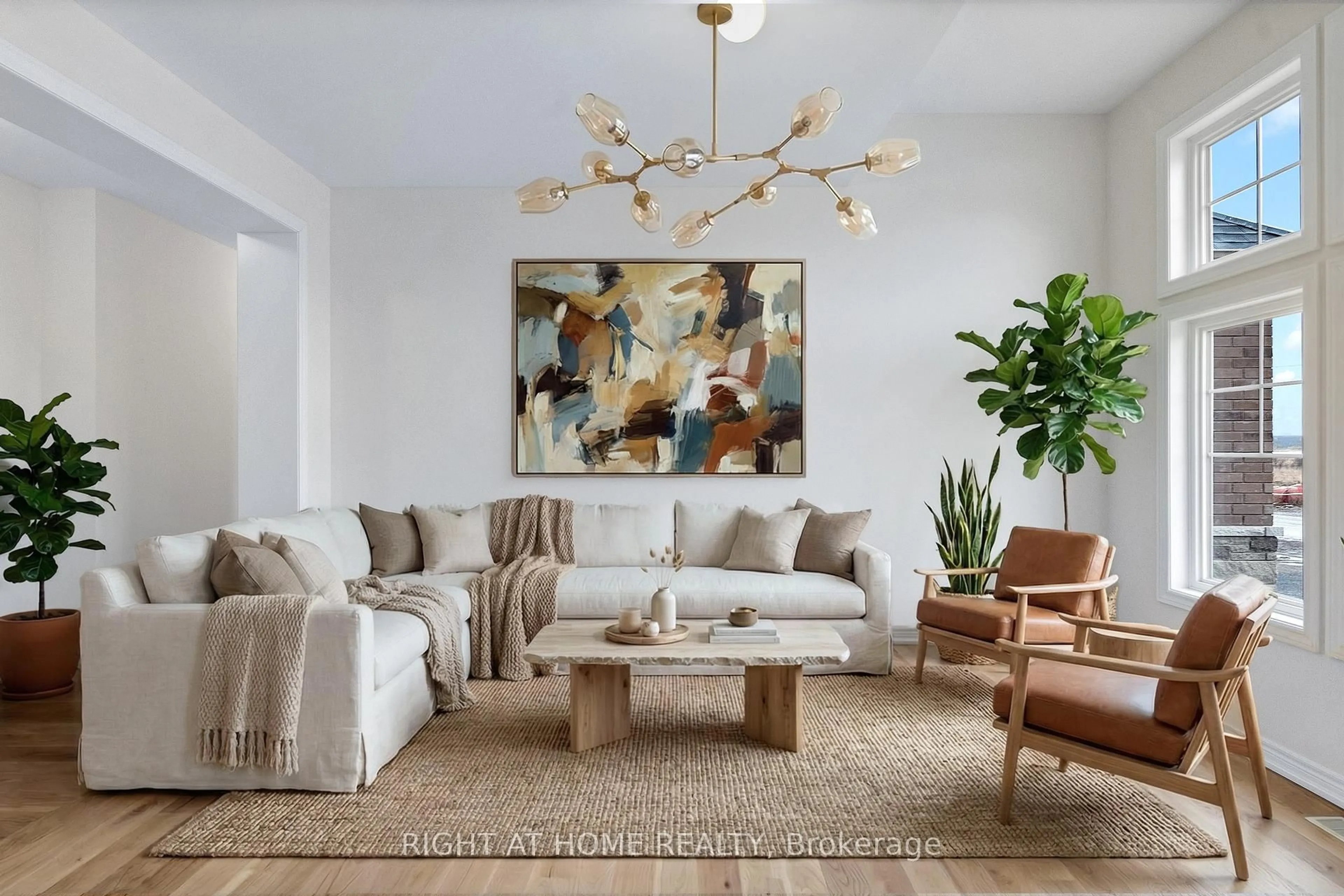 Living room with furniture, unknown for 71 Wellers Way, Quinte West Ontario K0K 1L0