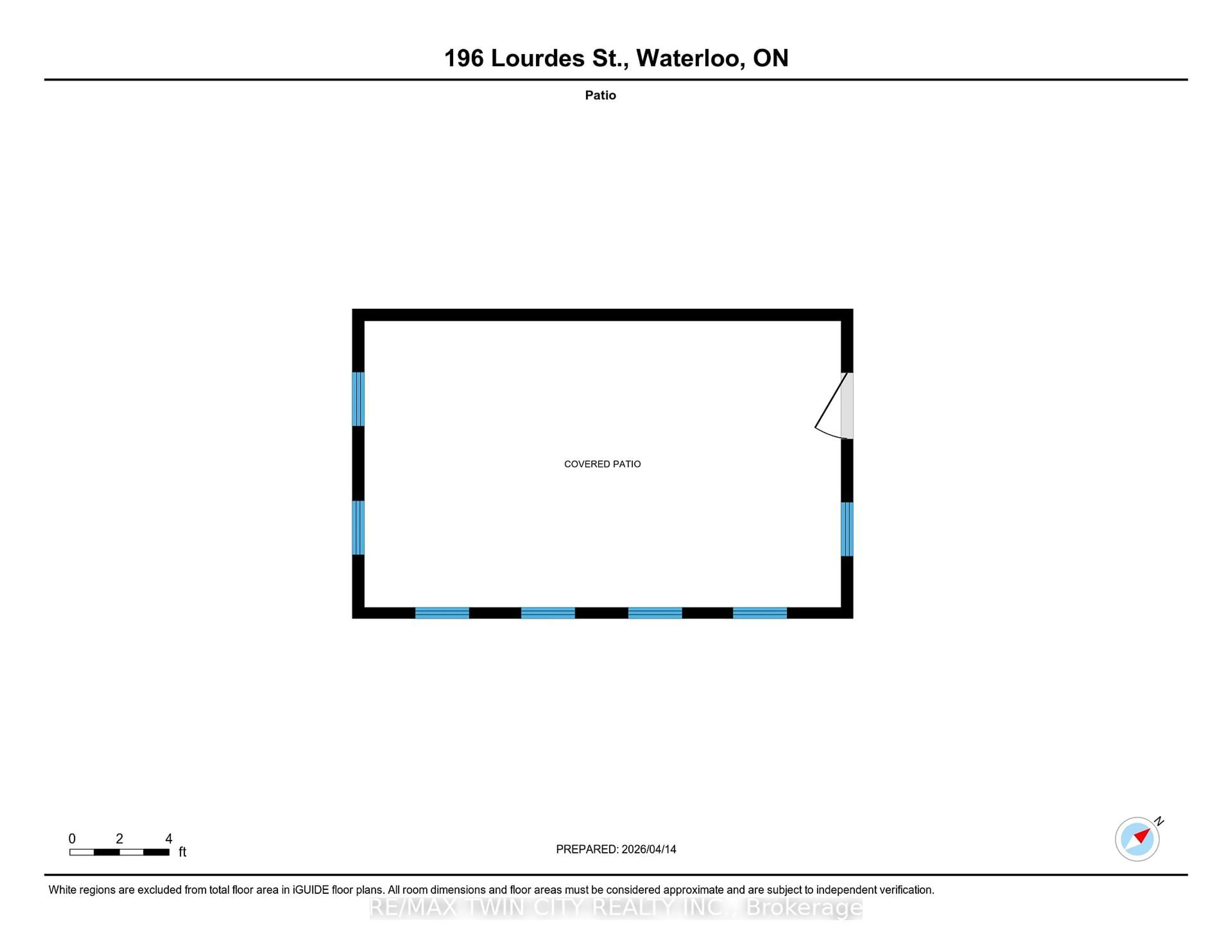 Floor plan for 196 Lourdes St, Waterloo Ontario N2L 1N7