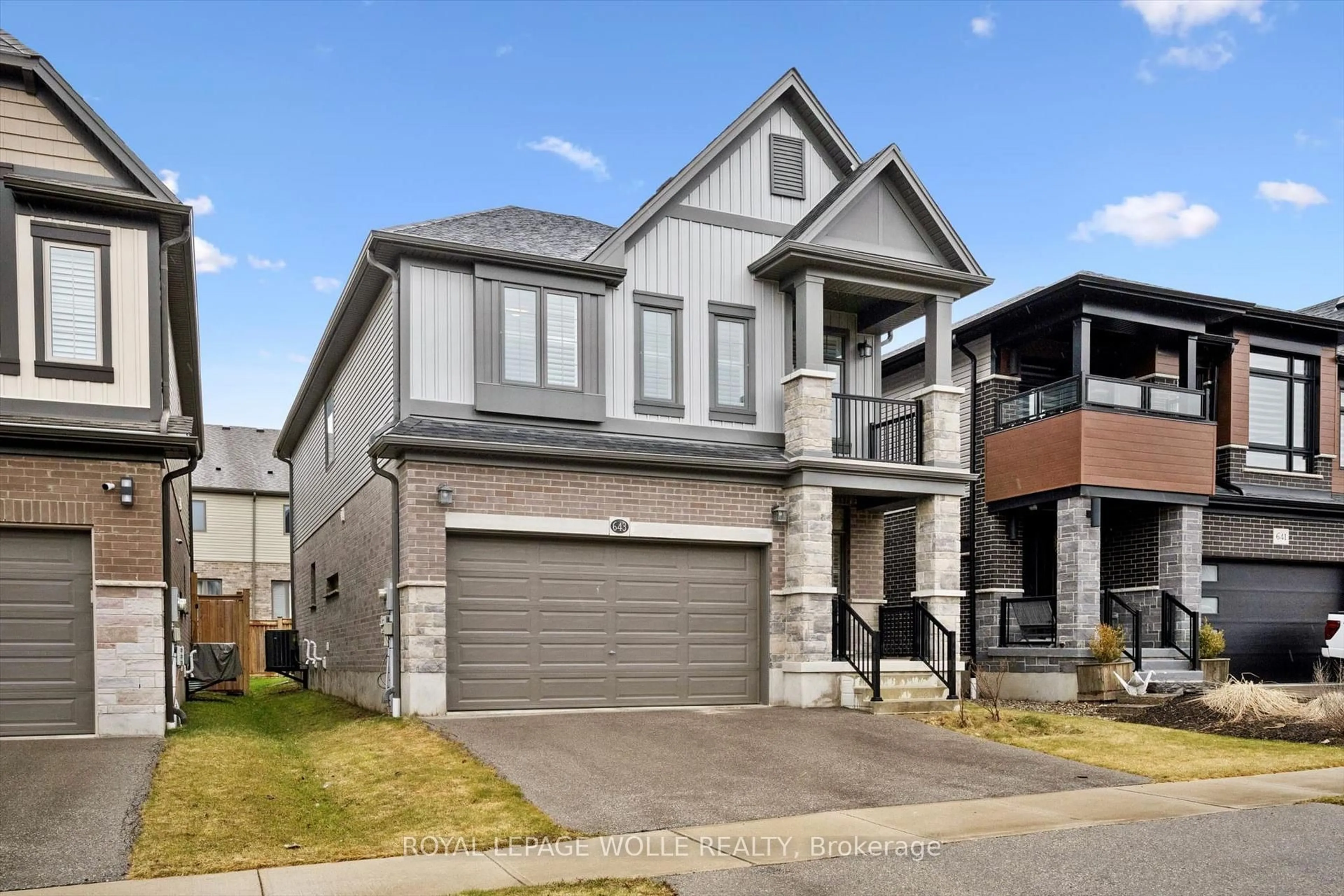 Home with brick exterior material, street for 643 Wild Rye St, Waterloo Ontario N2V 0G1