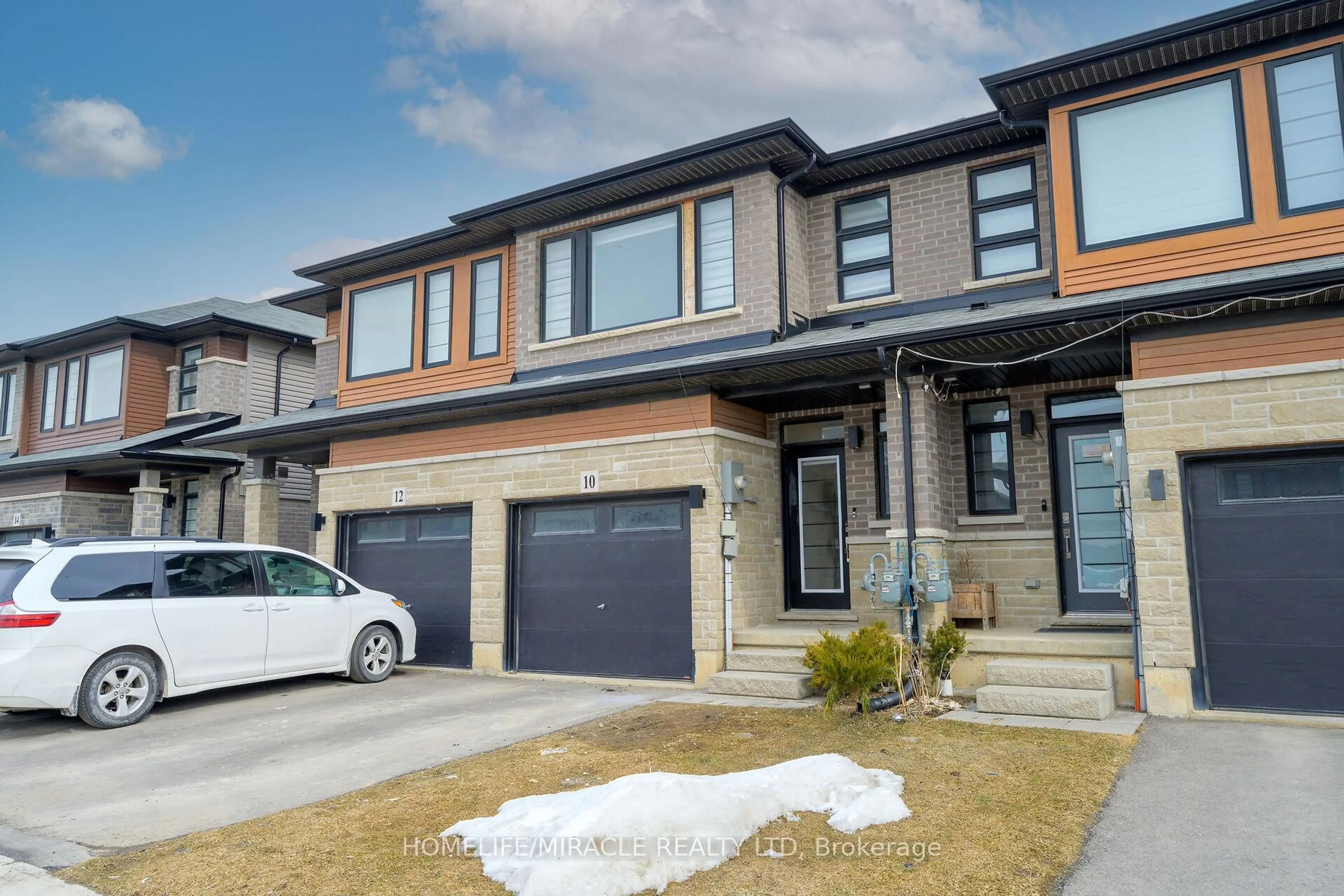 Home with brick exterior material, street for 10 June Callwood Way, Brantford Ontario N3T 0T7