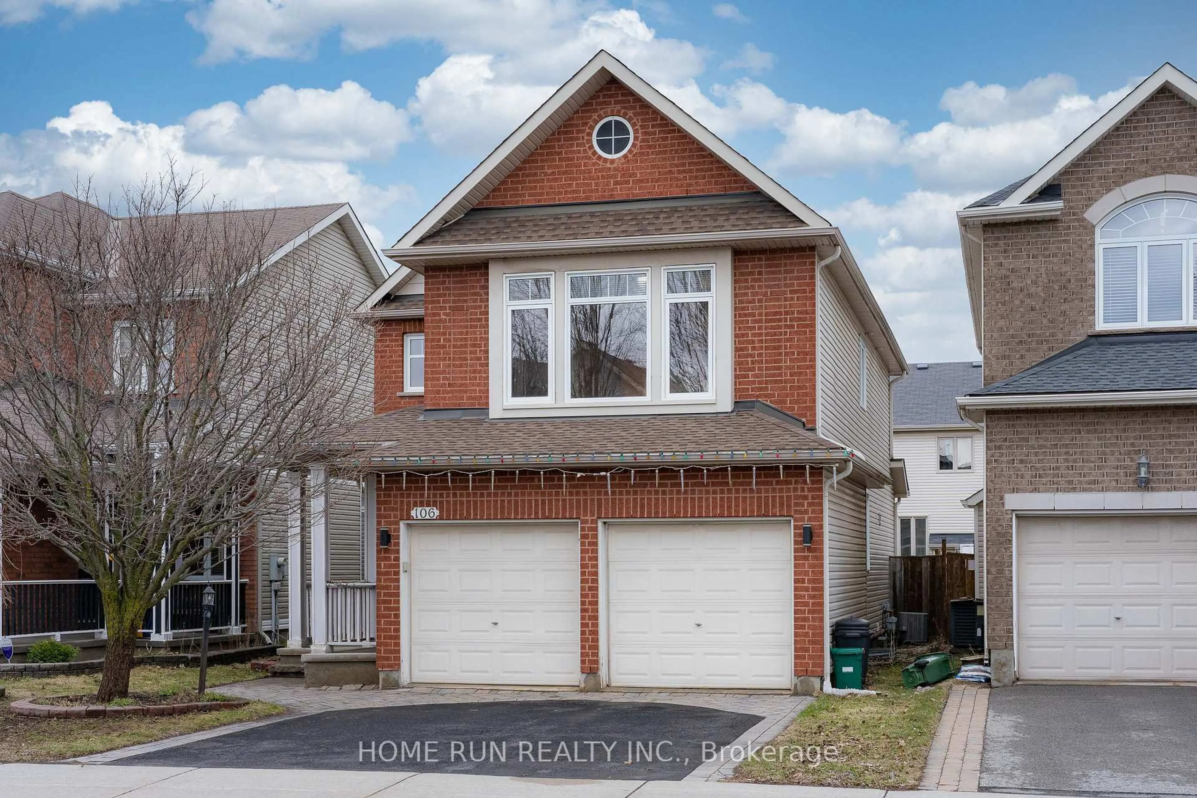 Home with vinyl exterior material, street for 106 Portrush Ave, Ottawa Ontario K2J 5J2