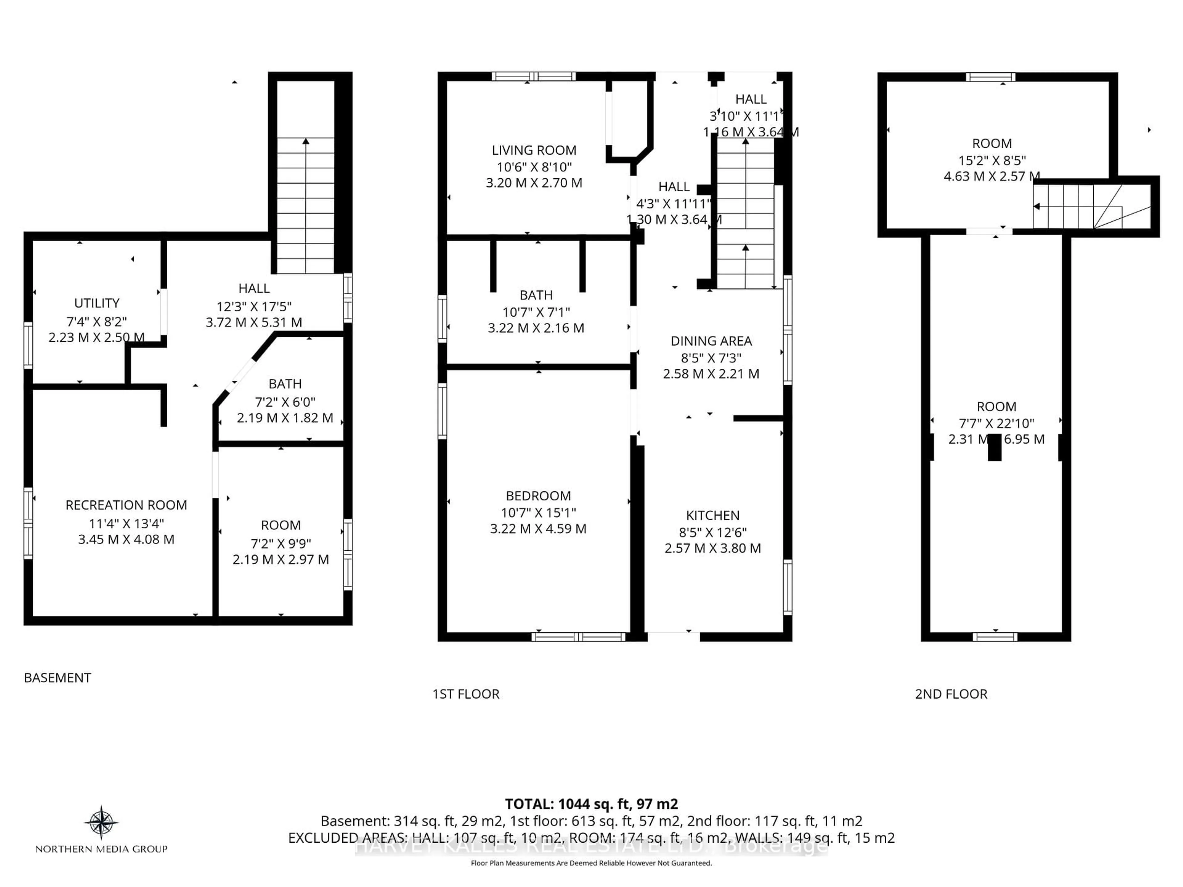 Floor plan for 105 Ormond St, Thorold Ontario L2V 1Z3