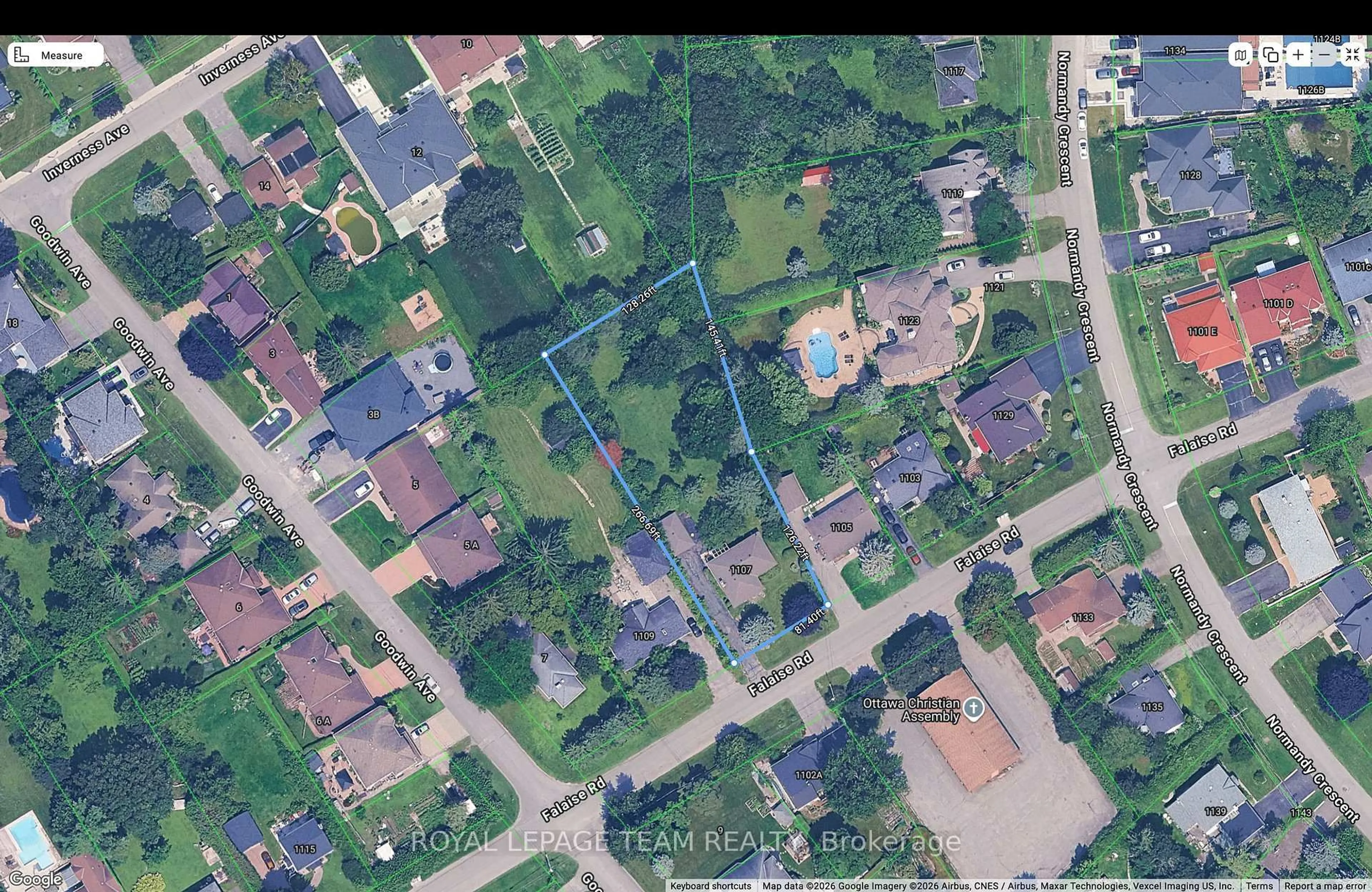 A pic from outside/outdoor area/front of a property/back of a property/a pic from drone, street for 1107 Falaise Rd, Ottawa Ontario K2E 6R1