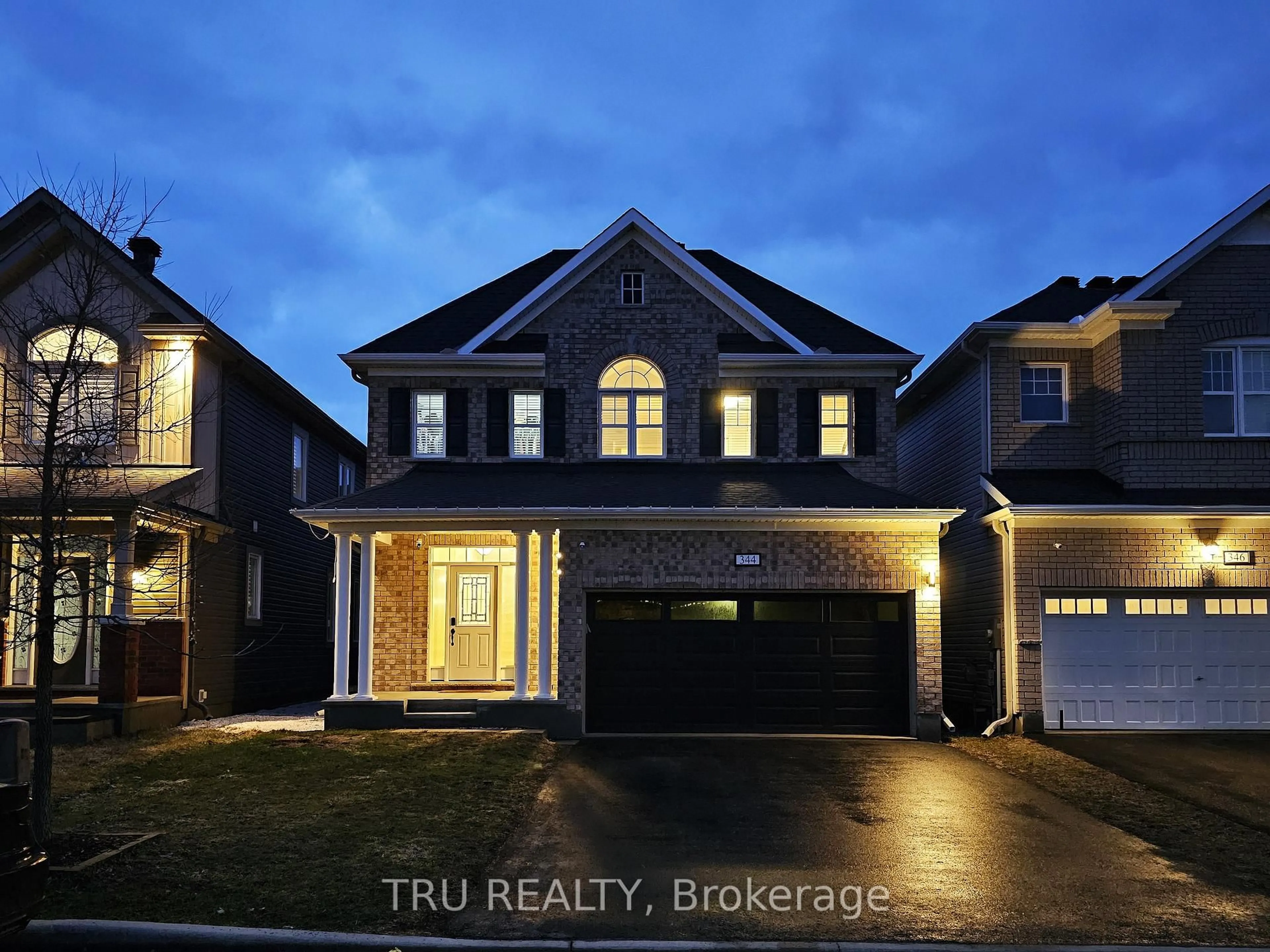 Home with brick exterior material, street for 344 Sweetclover Way, Ottawa Ontario K4A 1E6