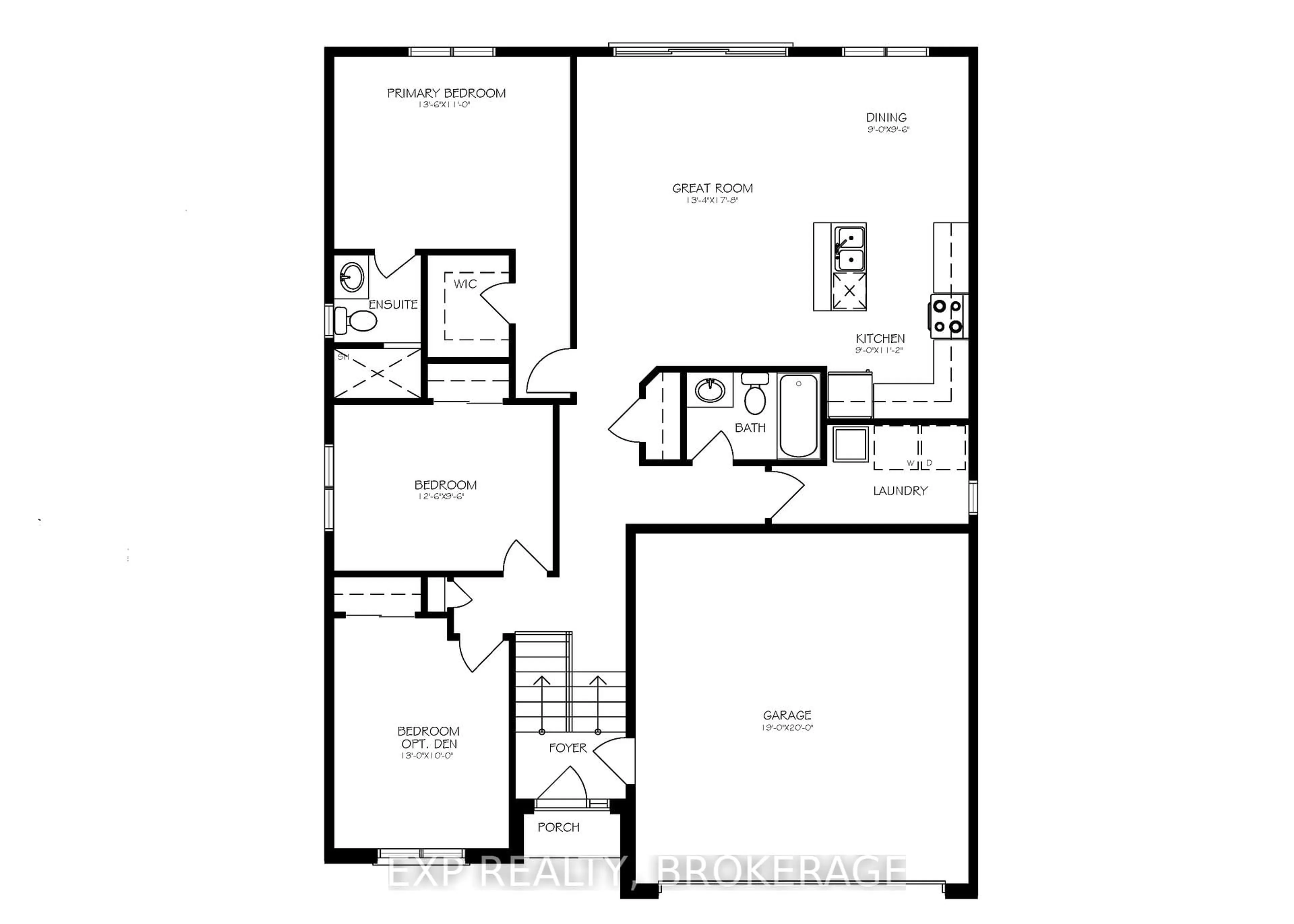 Floor plan for 60 SUMMIT (Lot 24) Cres, Belleville Ontario K8N 0A2