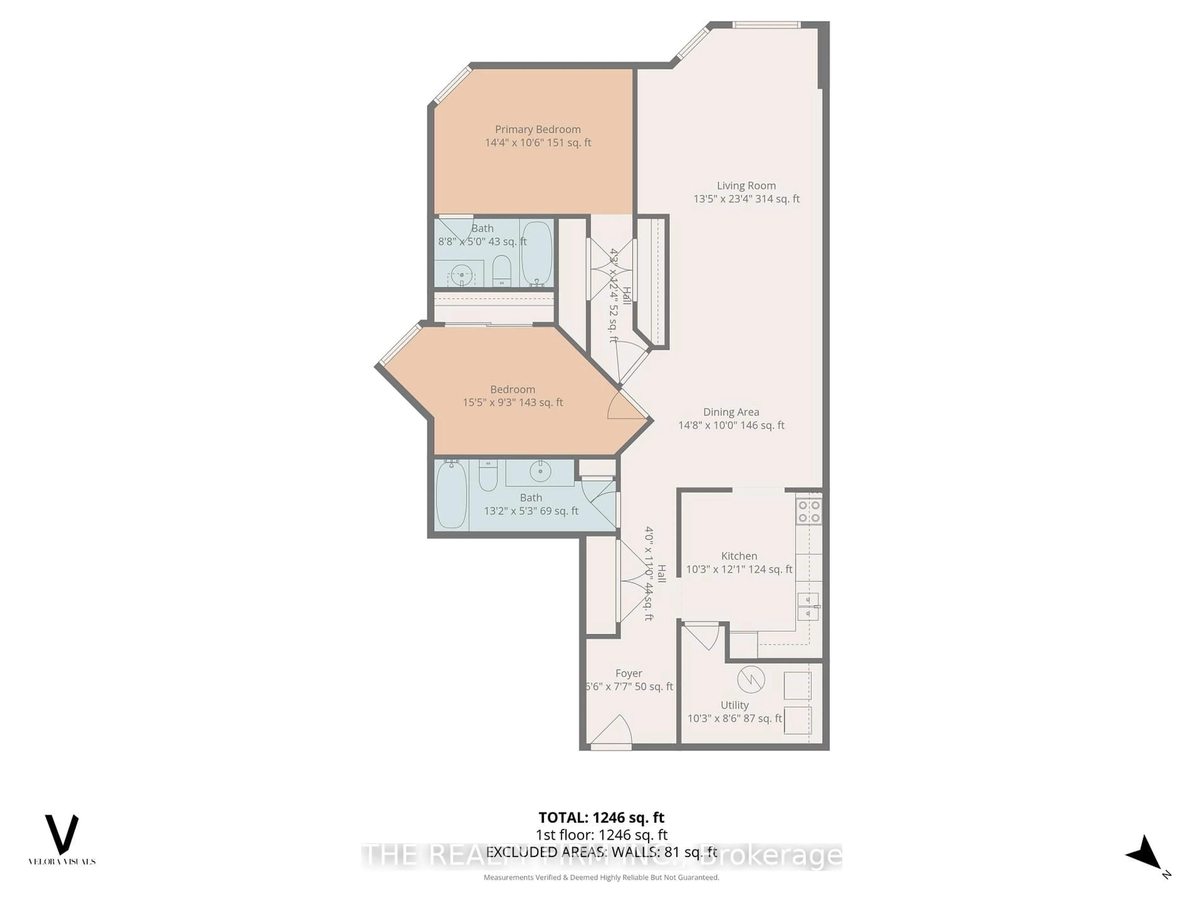 Floor plan for 549 RIDOUT St #304, London East Ontario N6A 5N5