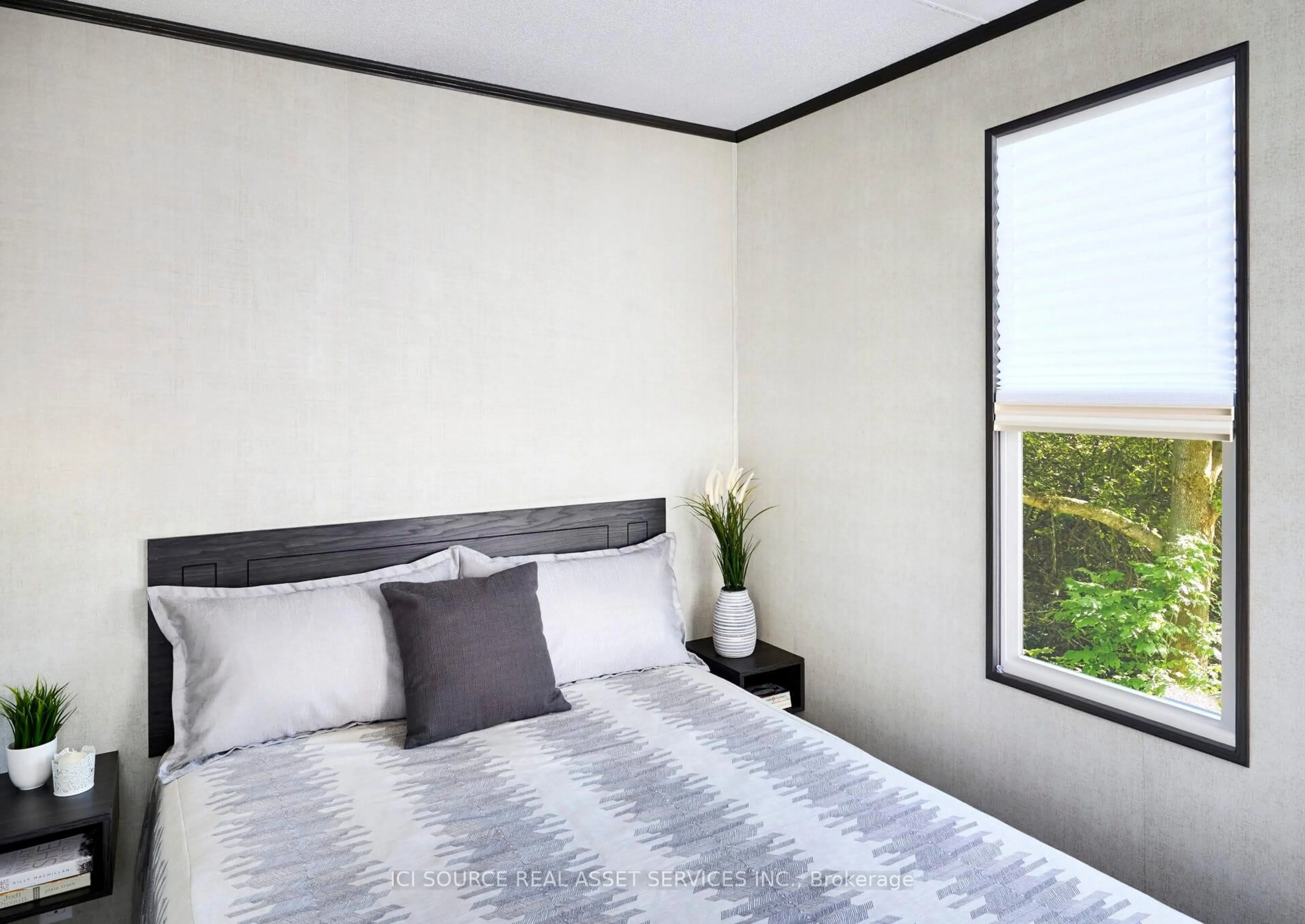 Bedroom with bed, unknown for 1235 Villiers Line #GETAWAY, Otonabee-South Monaghan Ontario K0L 2G0