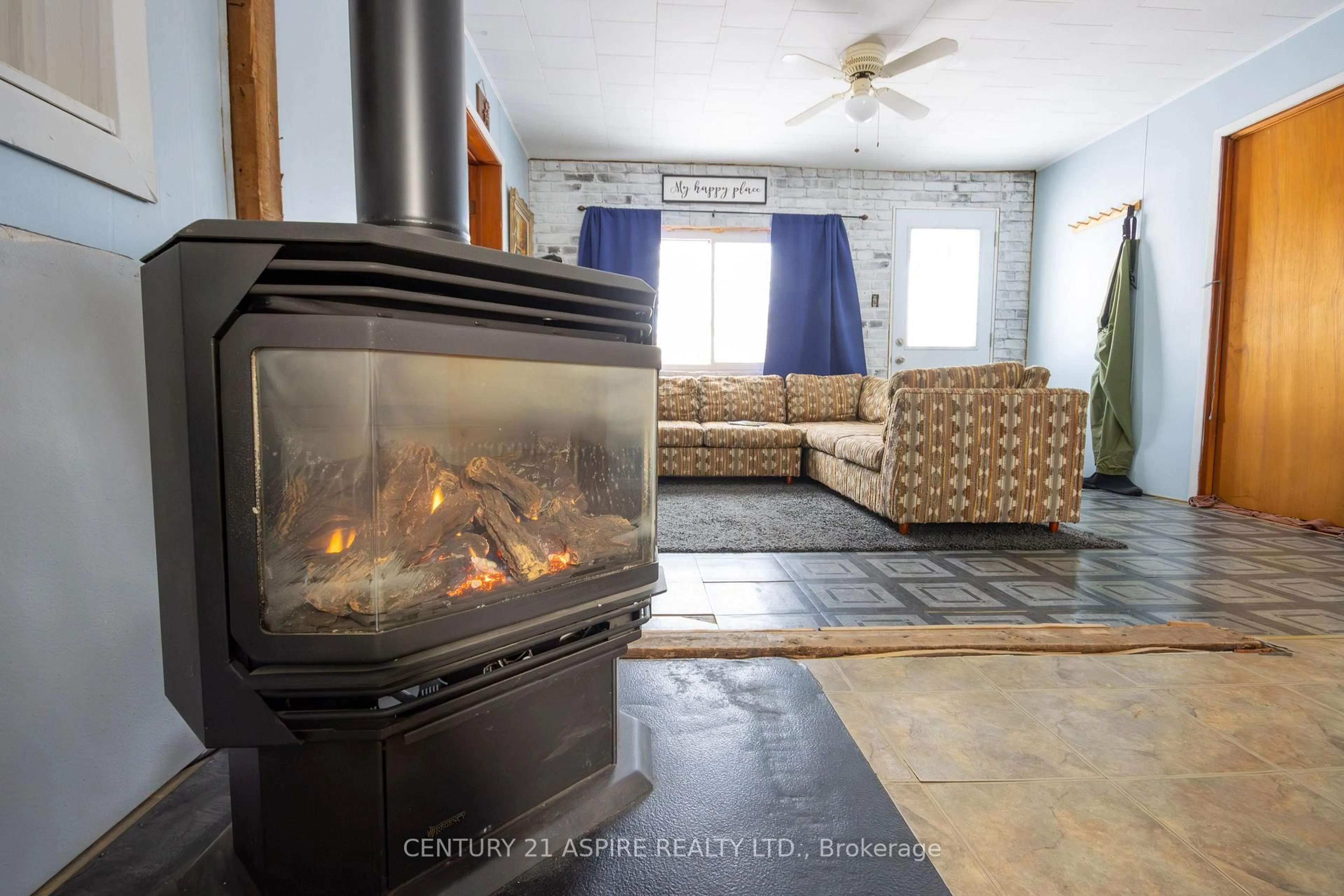 Living room with furniture, ceramic/tile floor for 51 Major Lake Rd, South Algonquin Ontario K0J 2C0