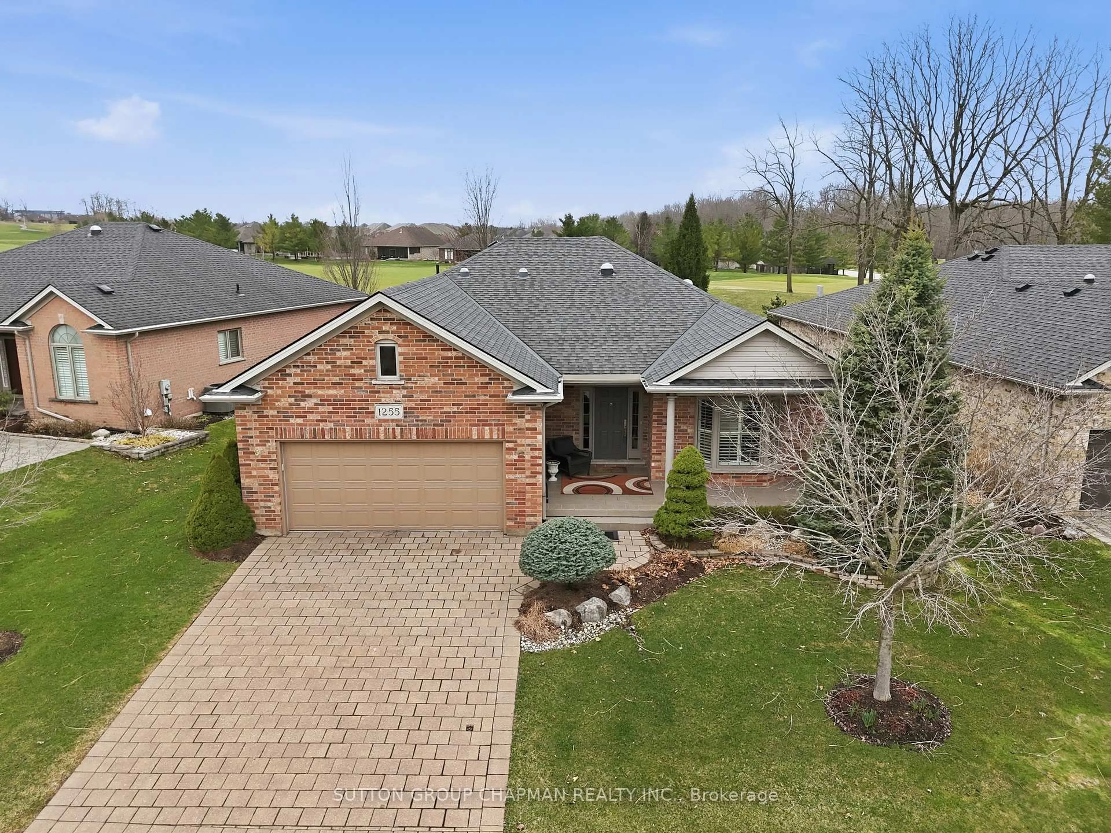A pic from outside/outdoor area/front of a property/back of a property/a pic from drone, street for 1255 Sandy Somerville Dr, London South Ontario N6K 5R2