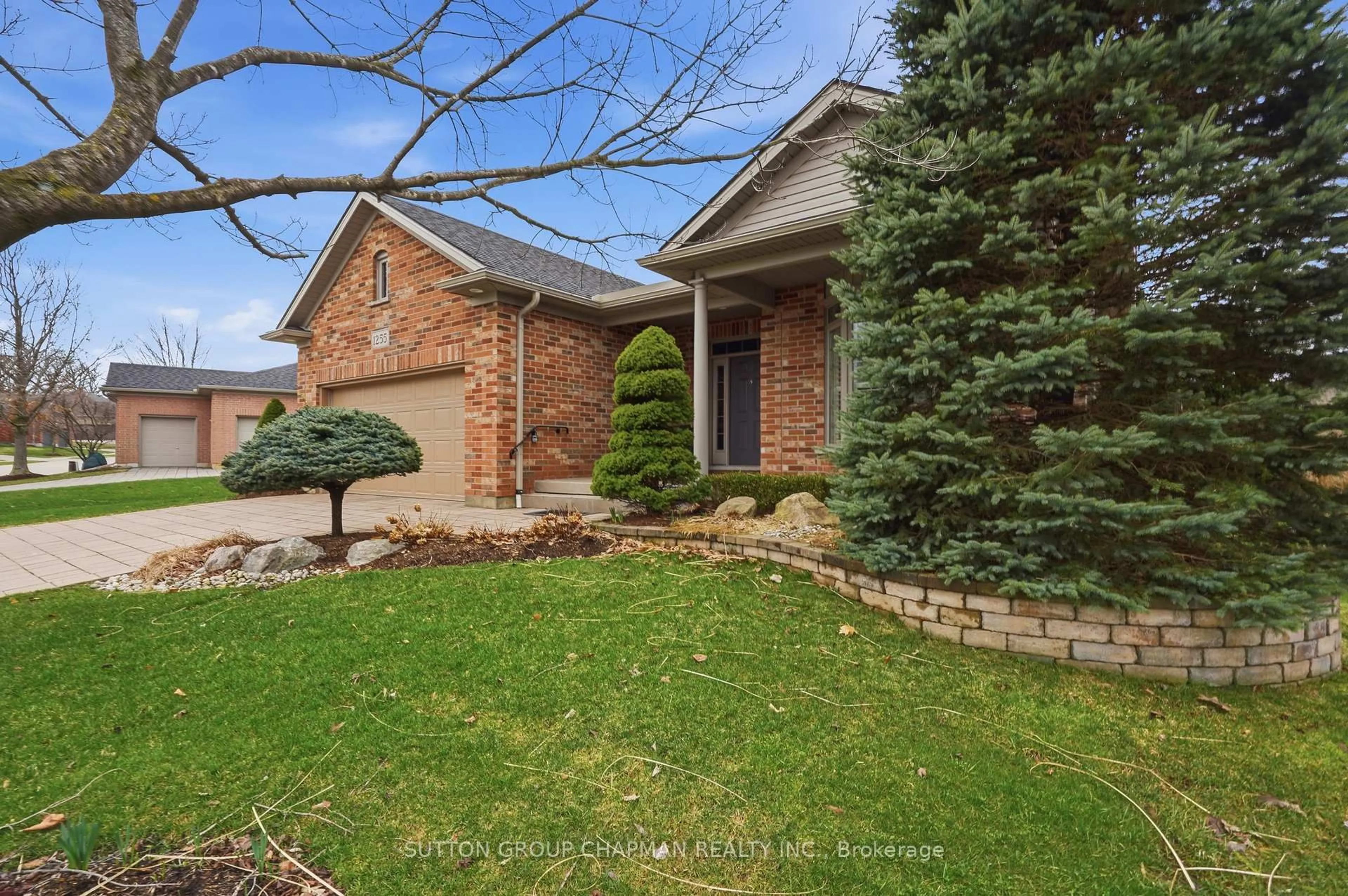 Home with brick exterior material, street for 1255 Sandy Somerville Dr, London South Ontario N6K 5R2