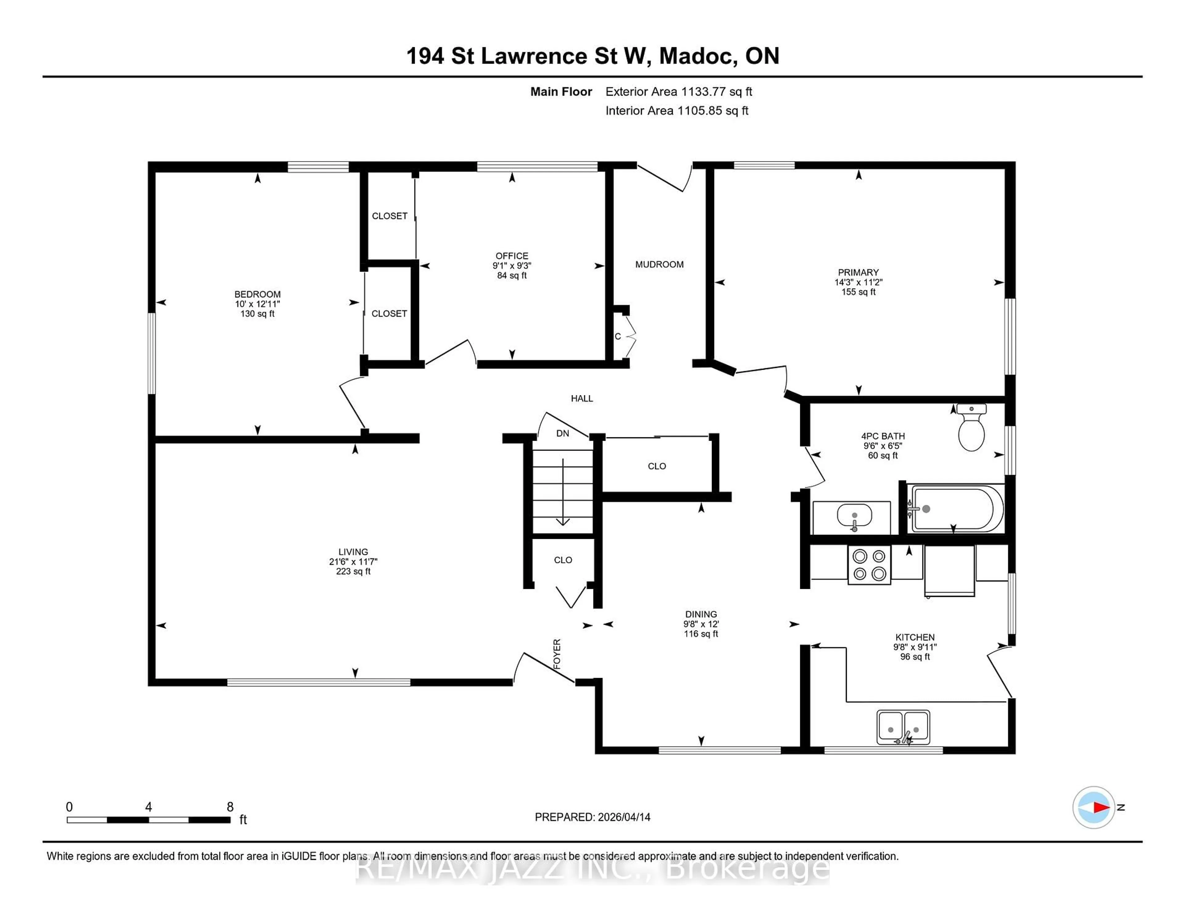 Floor plan for 194 St Lawrence St, Madoc Ontario K0K 2K0