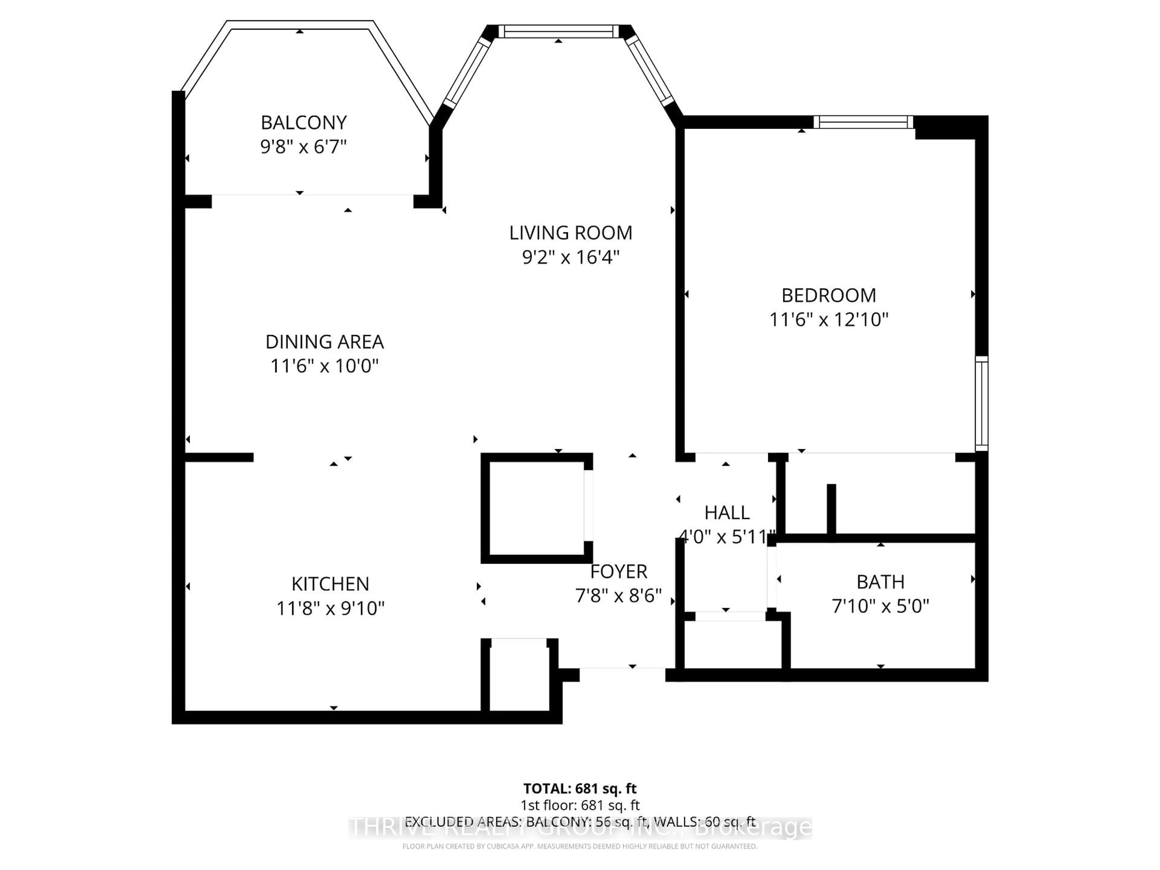 Floor plan for 600 Talbot St #803, London East Ontario N6A 5L9