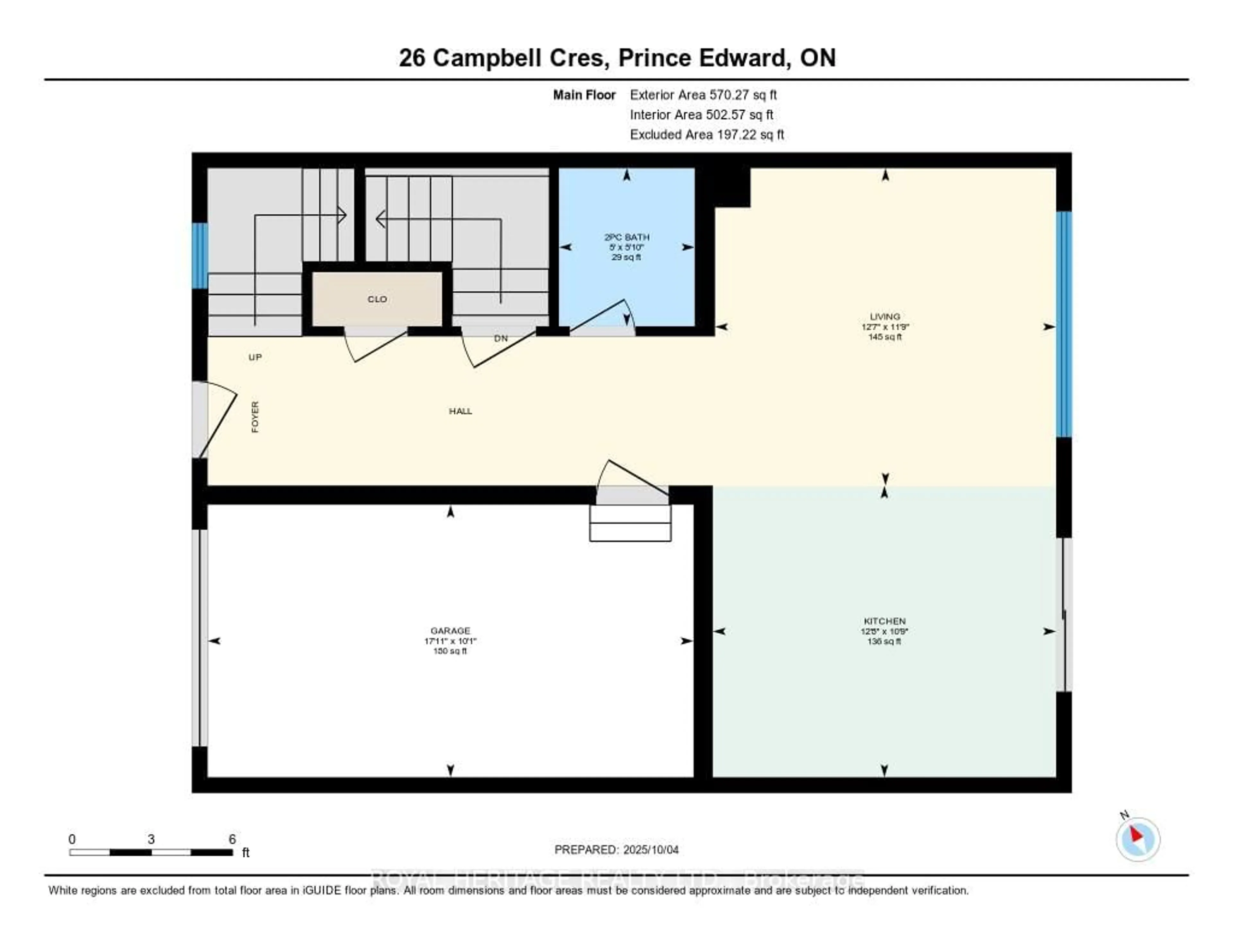 Floor plan for 26 Campbell Cres, Prince Edward County Ontario K0K 2T0