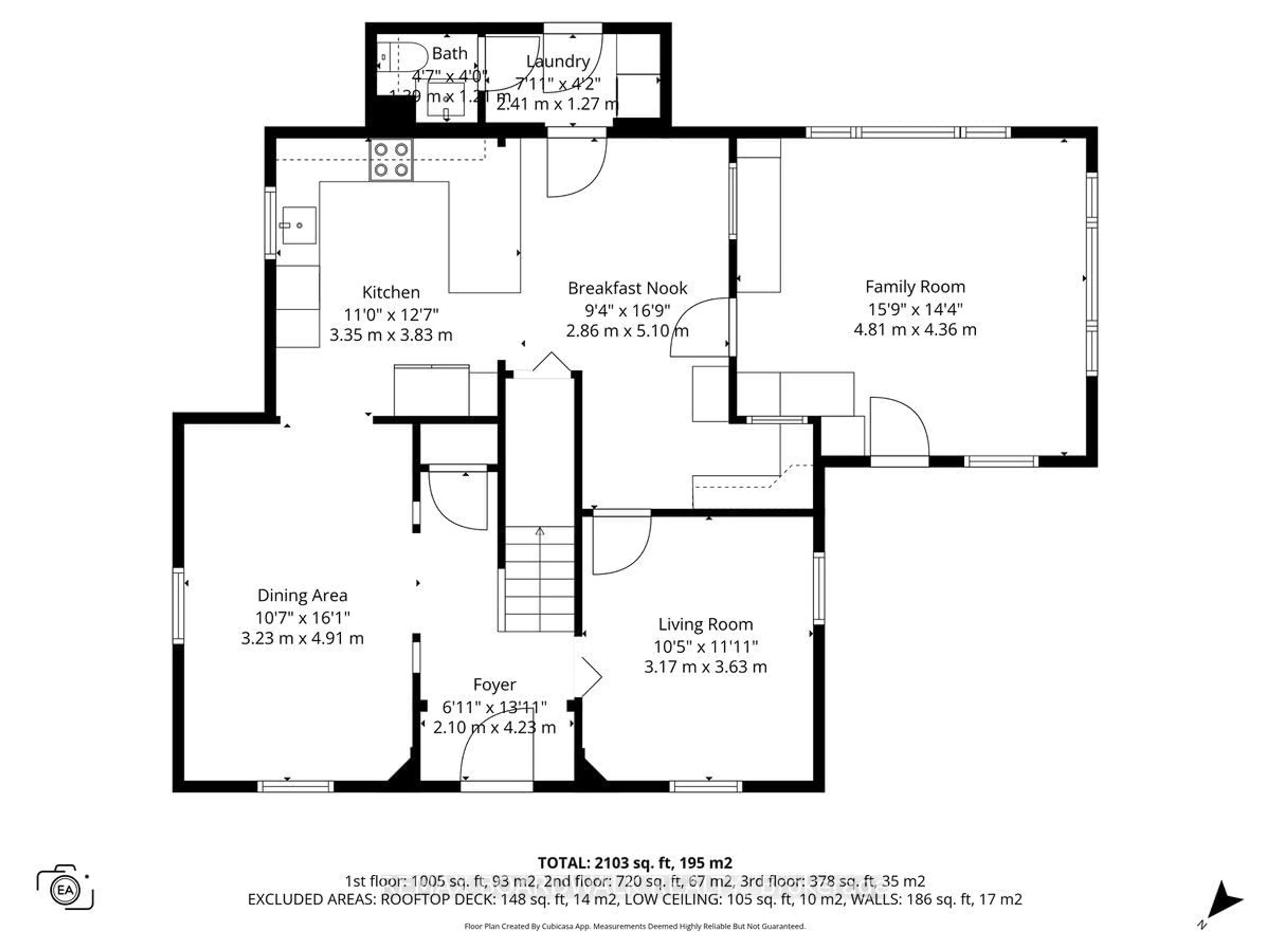Floor plan for 30 EMILY St, Carleton Place Ontario K7C 1S2